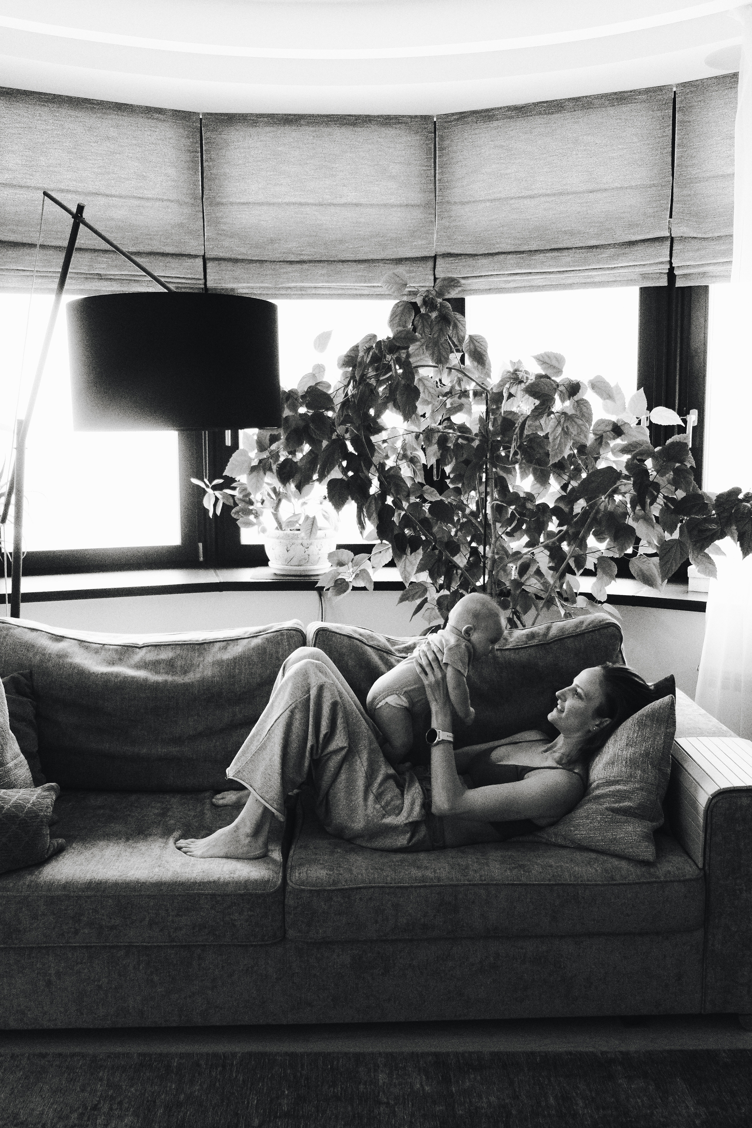 Оля с Мотей. Фотограф Наташа Лисица