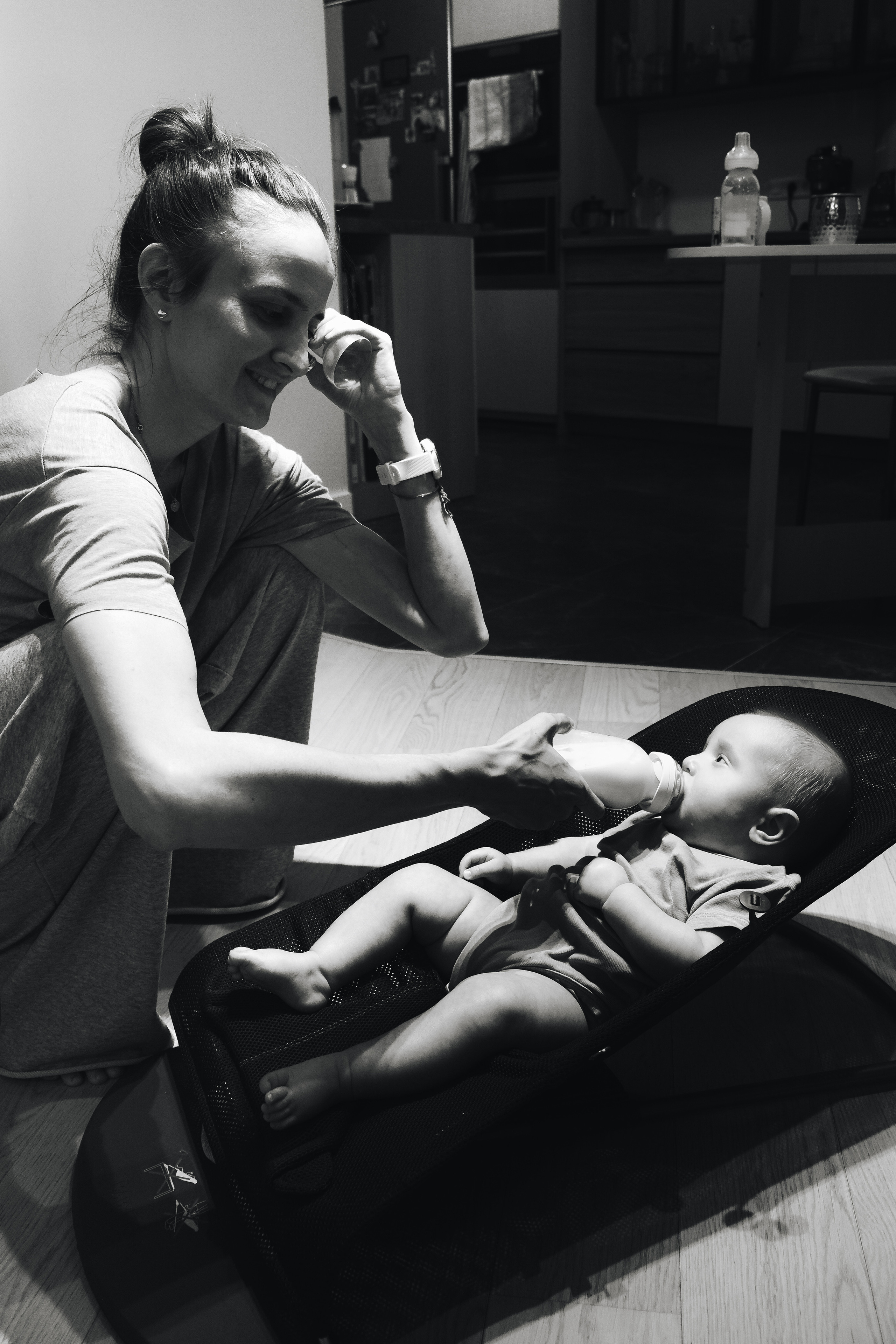 Оля с Мотей. Фотограф Наташа Лисица