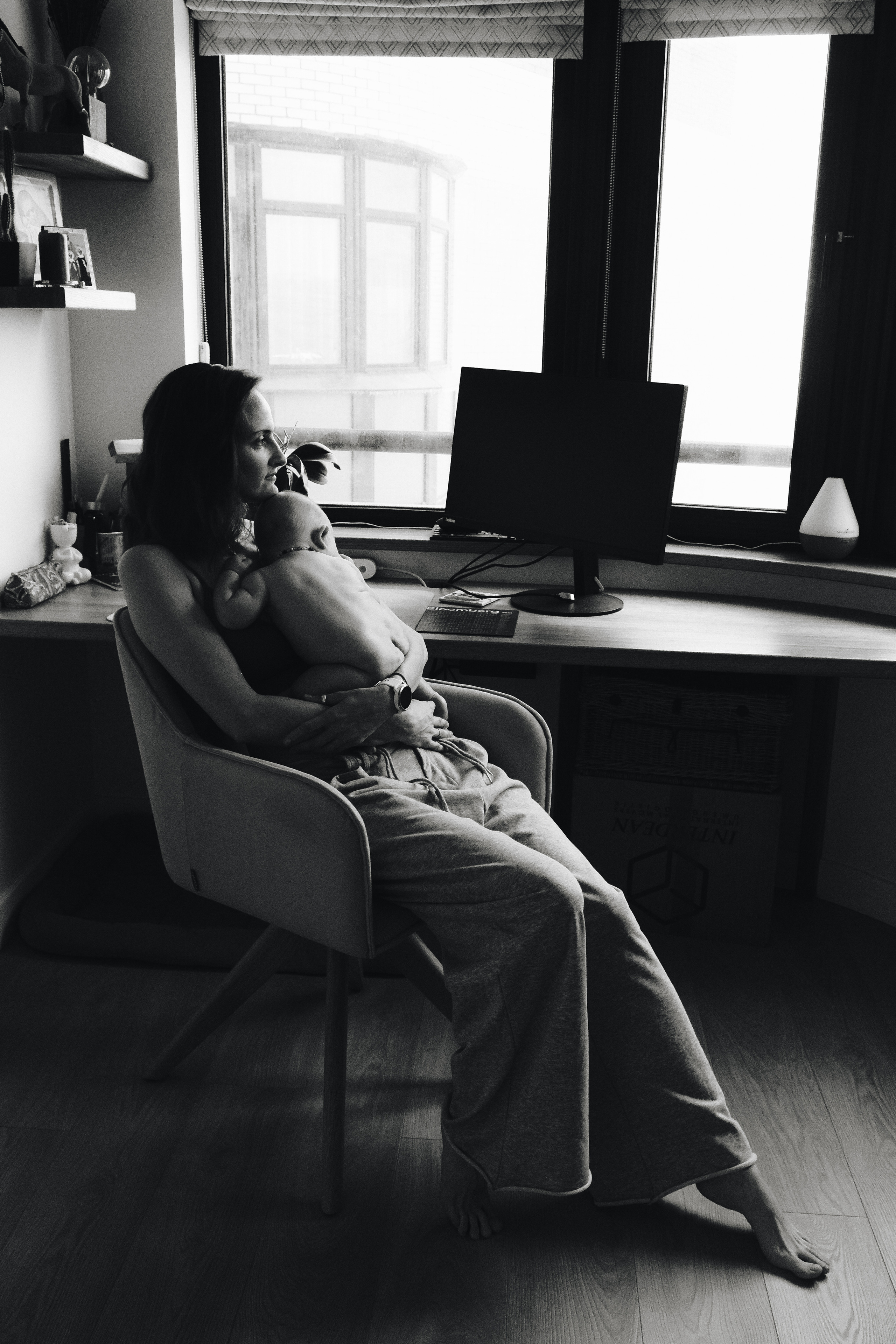 Оля с Мотей. Фотограф Наташа Лисица