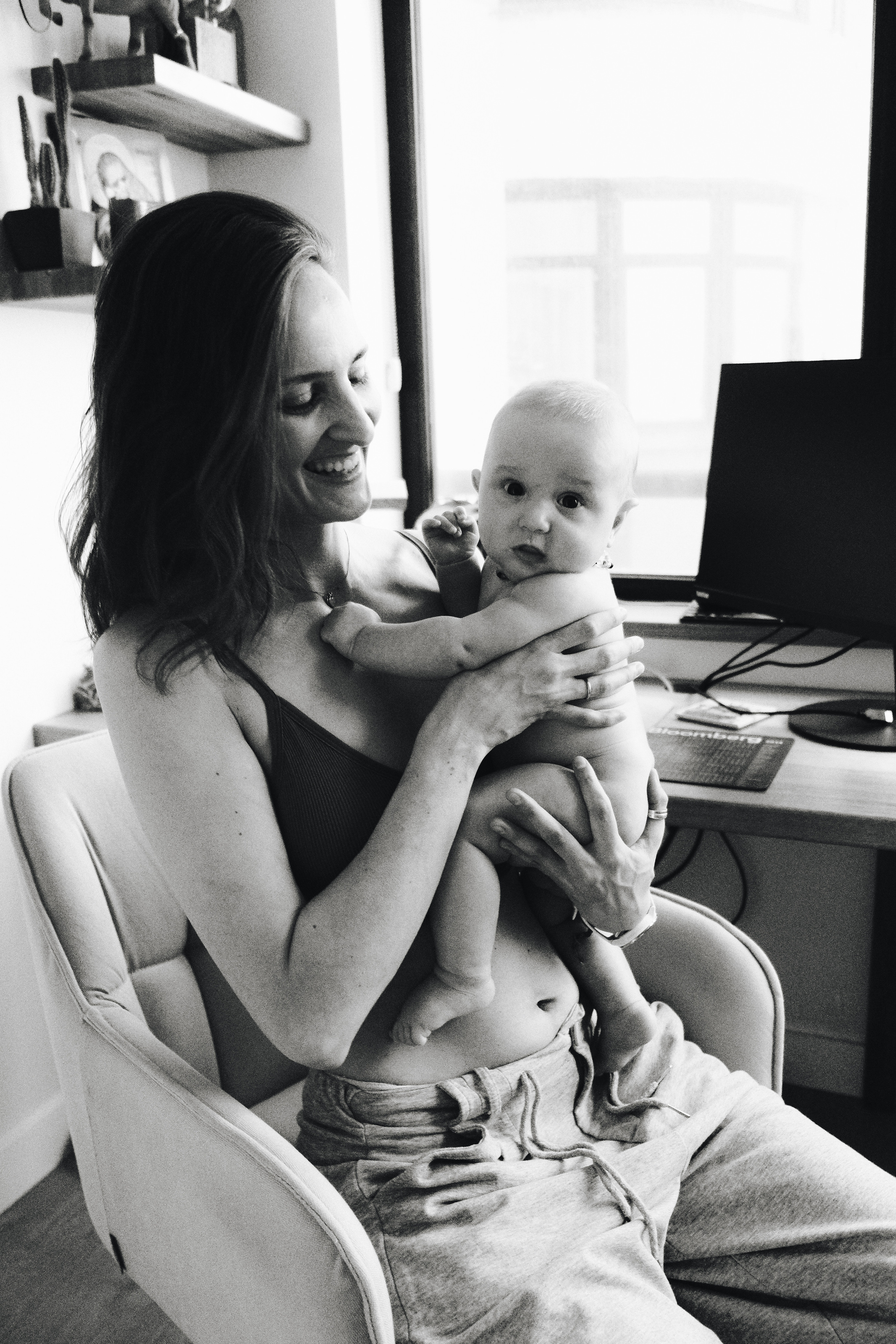 Оля с Мотей. Фотограф Наташа Лисица