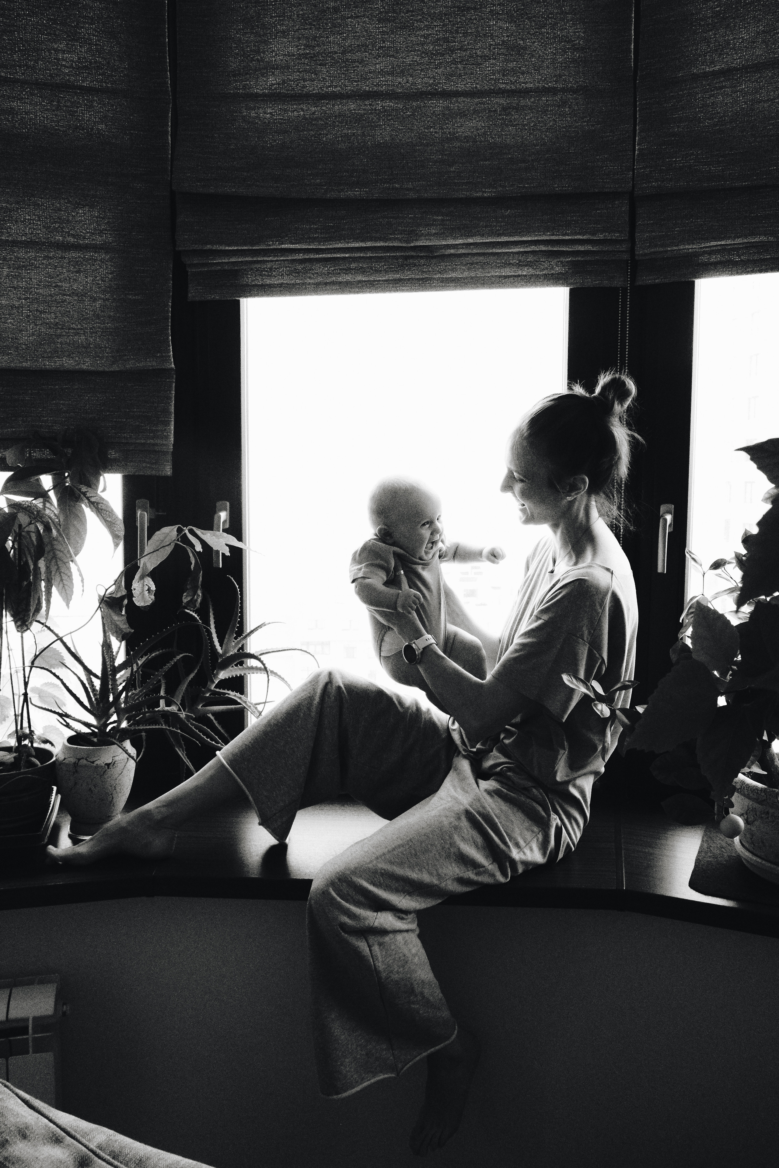 Оля с Мотей. Фотограф Наташа Лисица