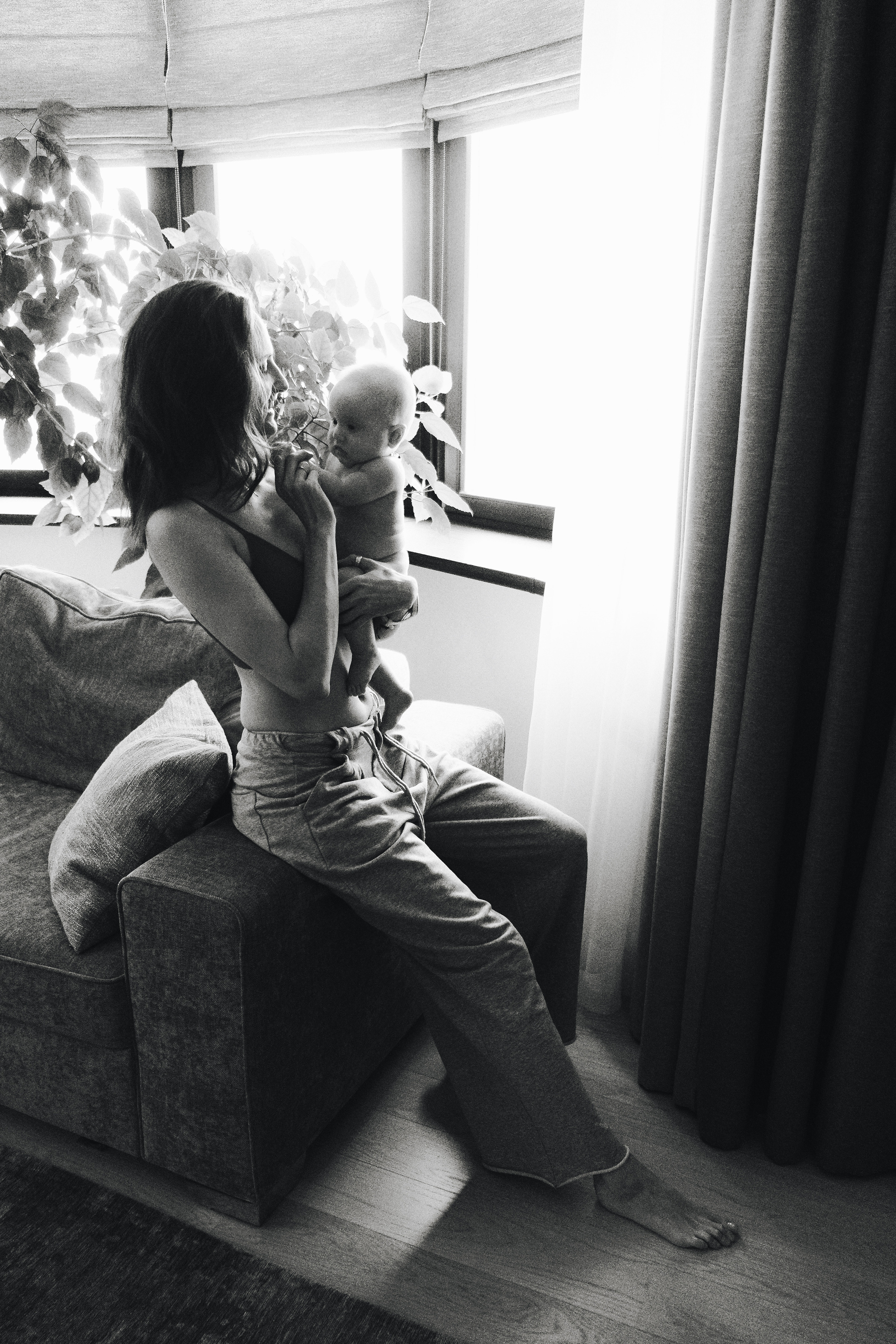 Оля с Мотей. Фотограф Наташа Лисица