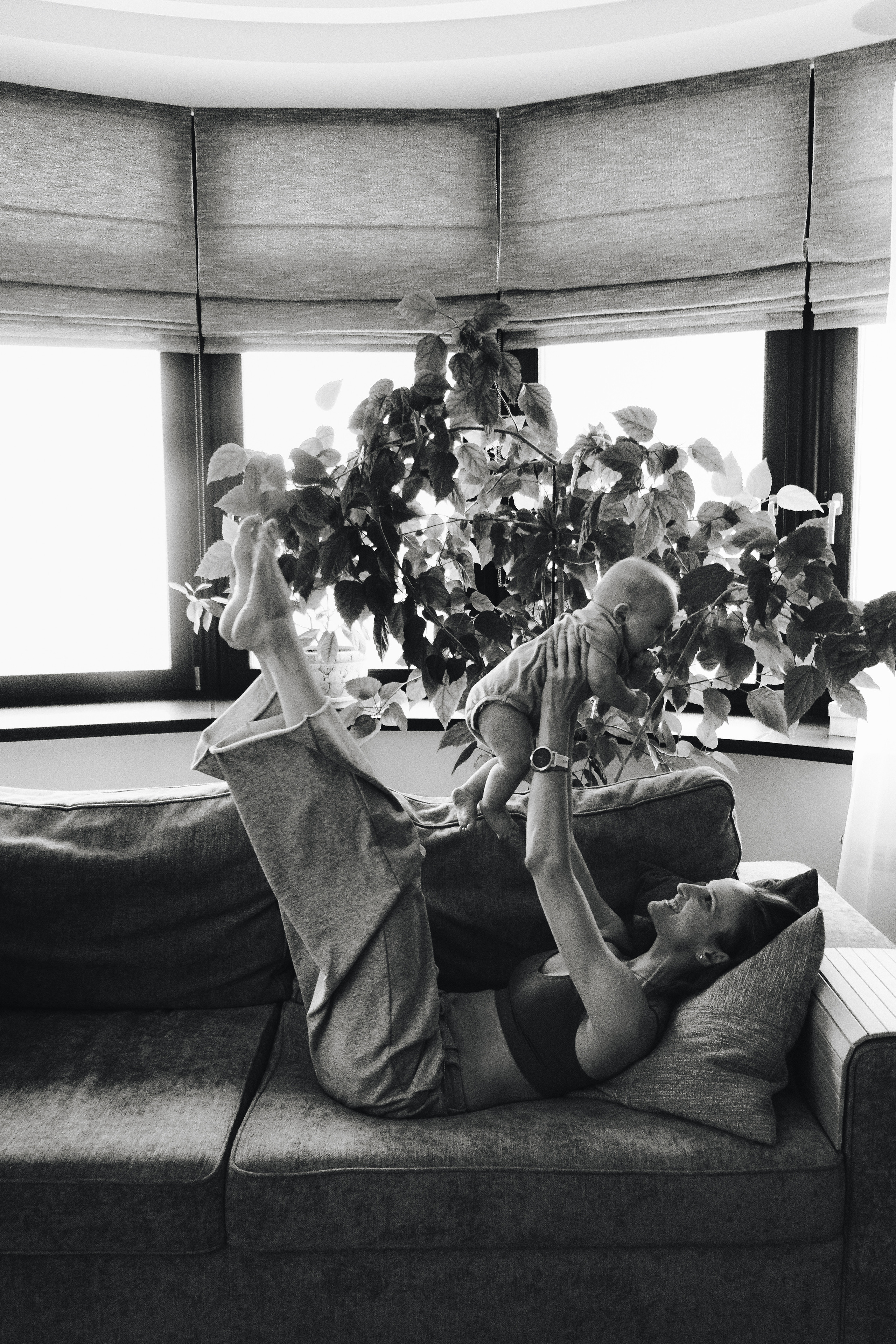 Оля с Мотей. Фотограф Наташа Лисица