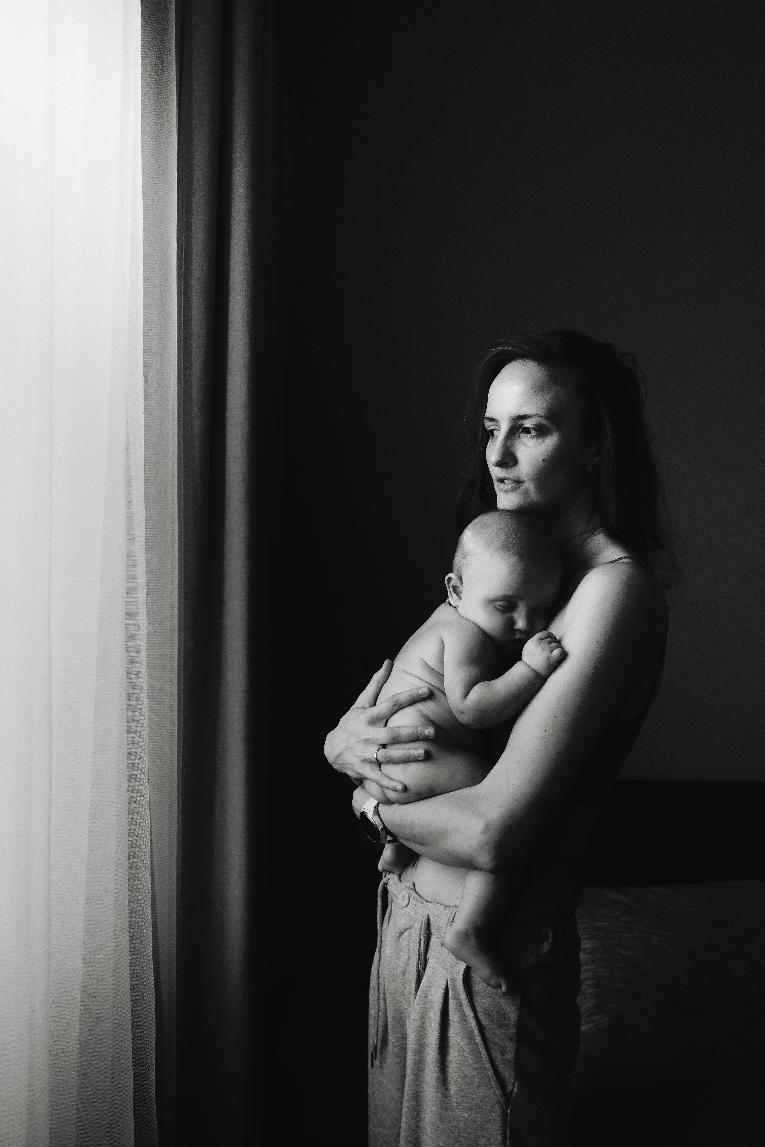 Оля с Мотей. Фотограф Наташа Лисица