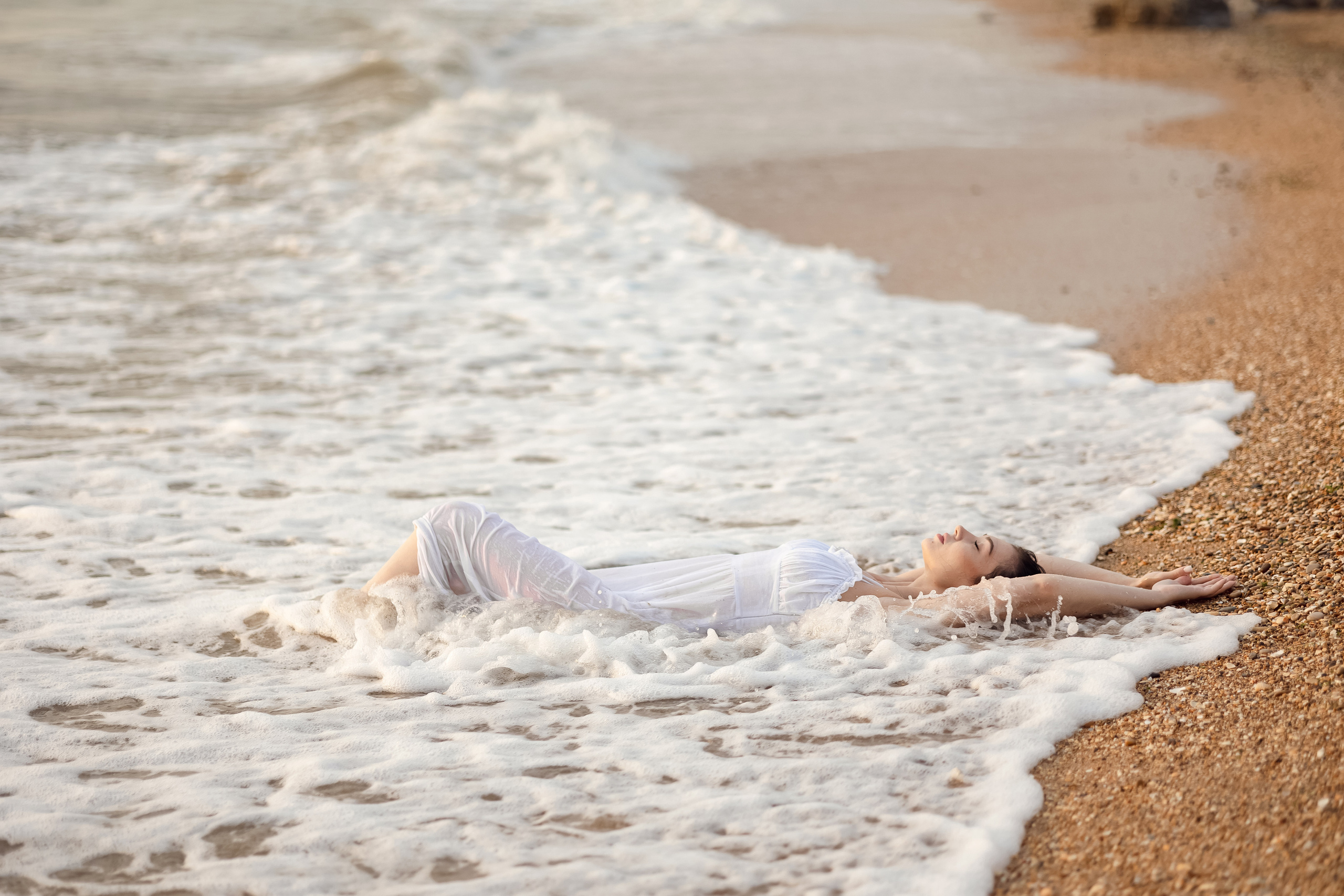 Алёна на рассвете. Свадебный и семейный фотограф в Каспийске Алёна Нурмагомедова