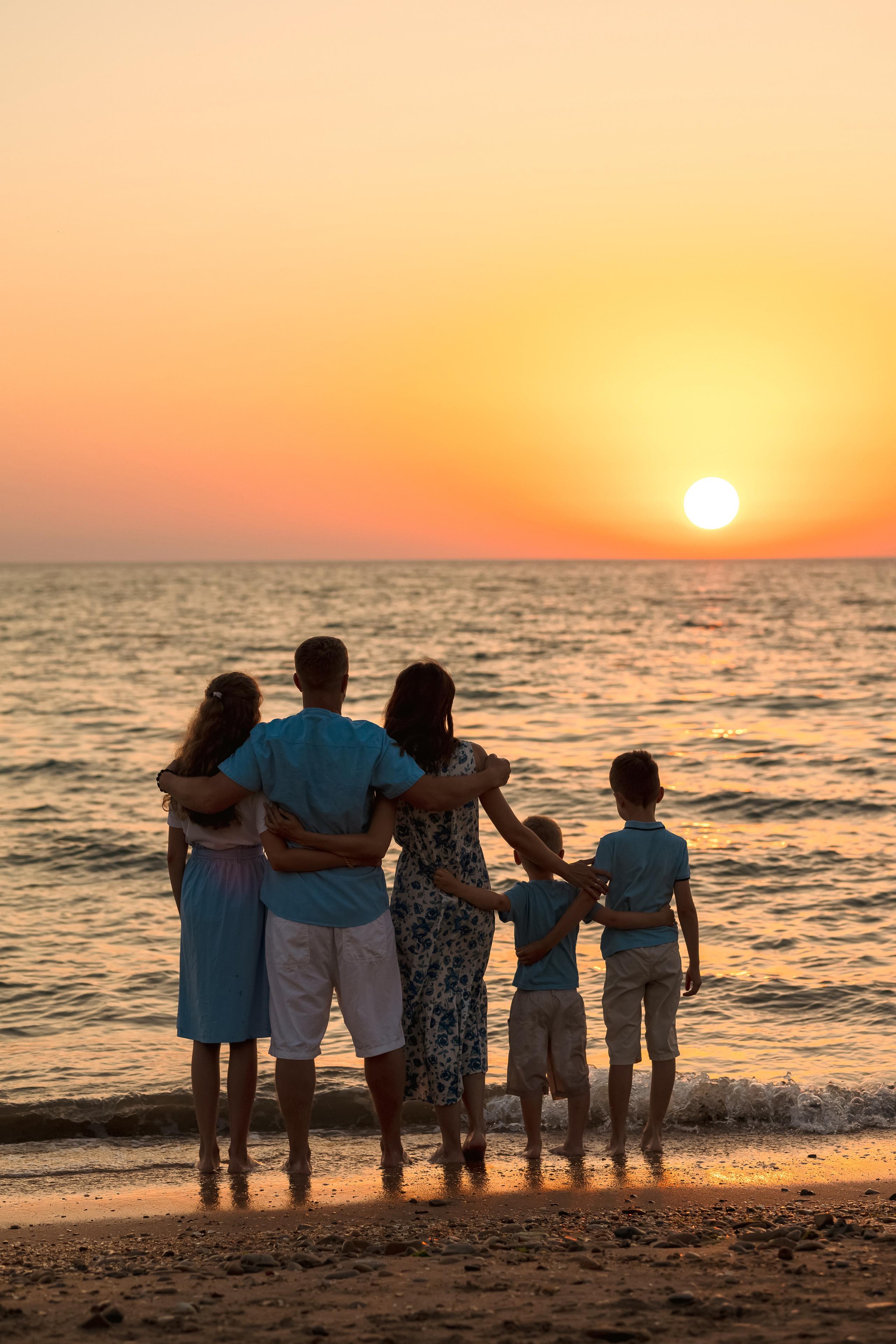 Рассвет на Каспии. Свадебный и семейный фотограф в Каспийске Алёна Нурмагомедова