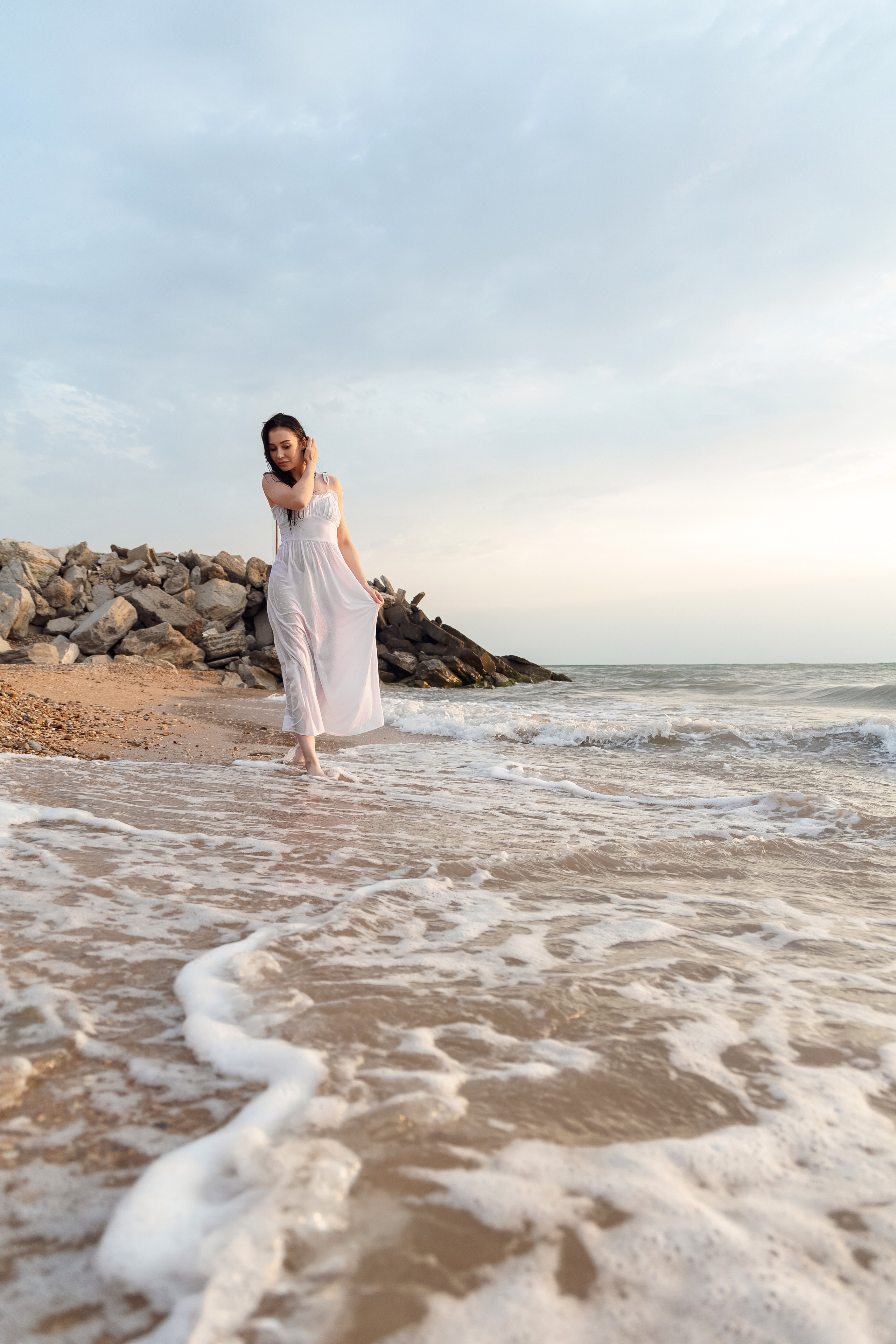 Алёна на рассвете. Свадебный и семейный фотограф в Каспийске Алёна Нурмагомедова