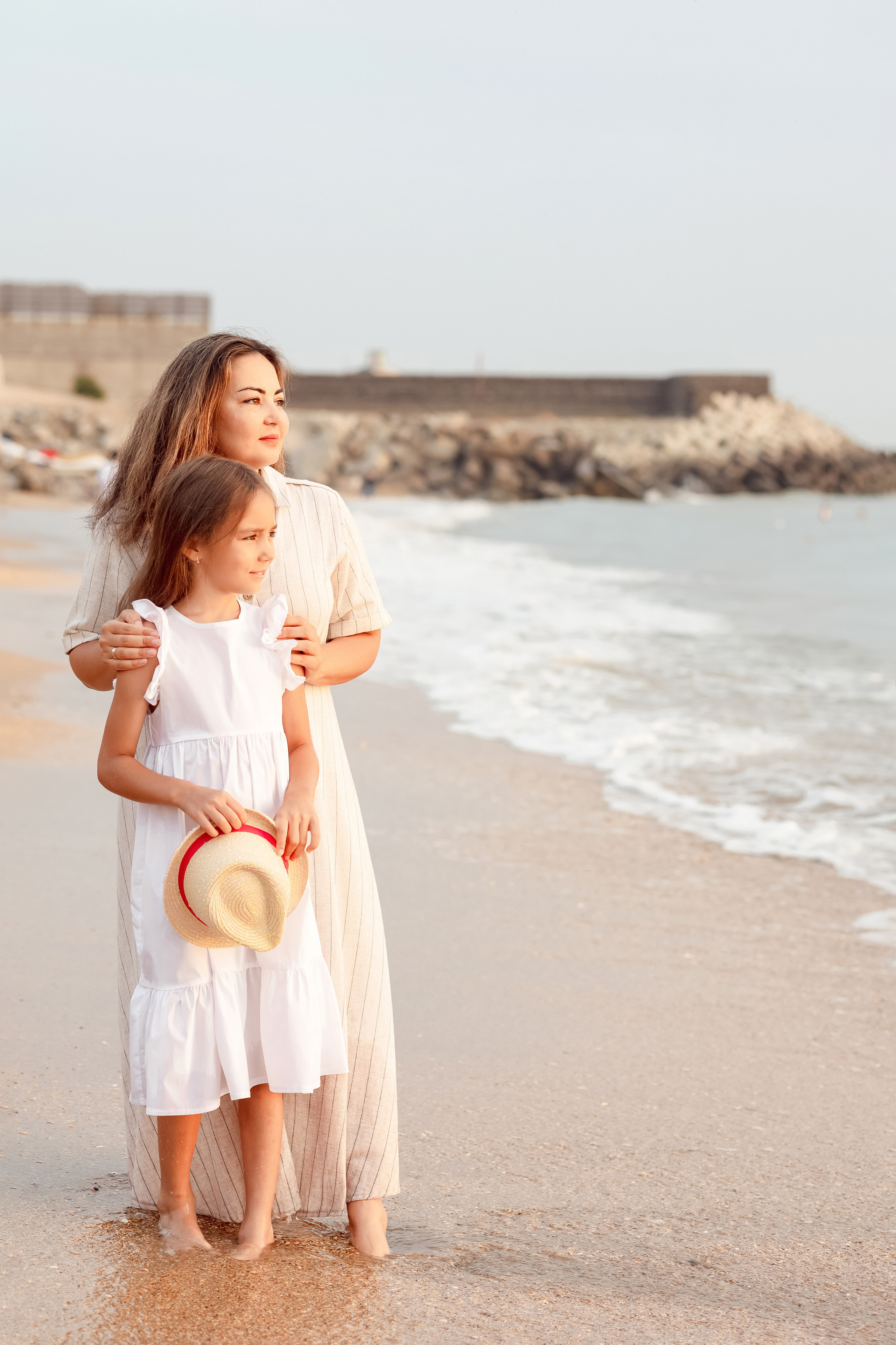 Гаяна с семьей на рассвете. Свадебный и семейный фотограф в Каспийске Алёна Нурмагомедова