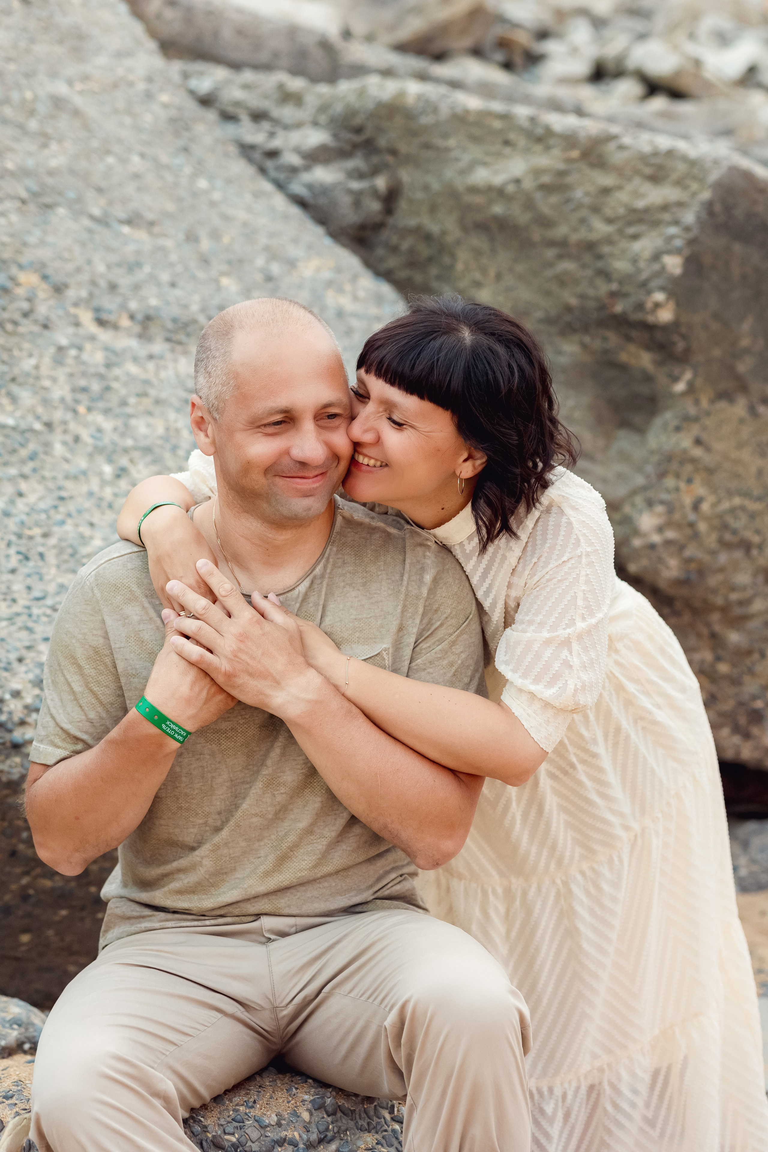 Елена с супругом на рассвете. Свадебный и семейный фотограф в Каспийске Алёна Нурмагомедова