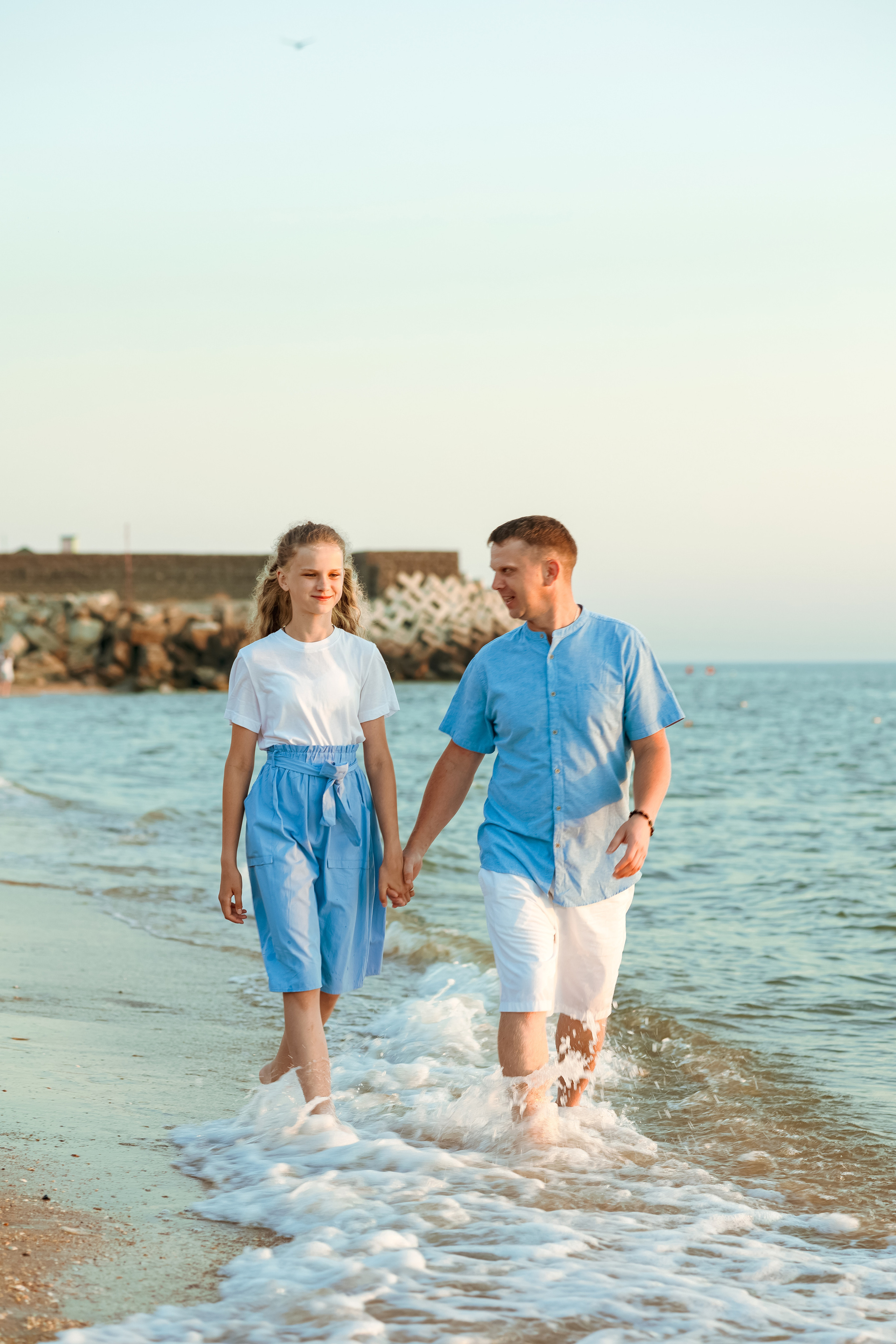 Рассвет на Каспии. Свадебный и семейный фотограф в Каспийске Алёна Нурмагомедова