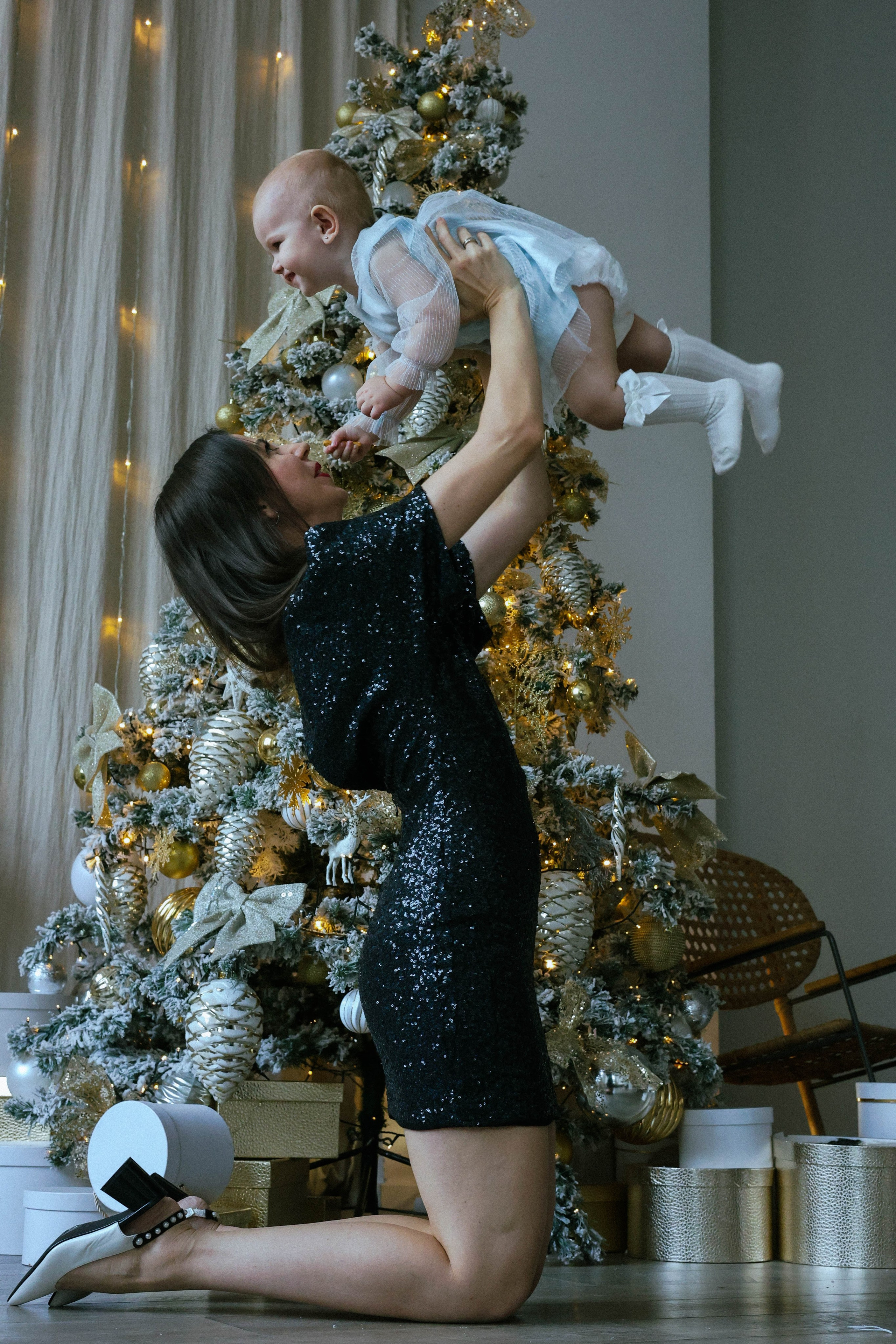 Новогодняя история «Ирина и ее семья». Фотограф в Москве Анастасия Калинина