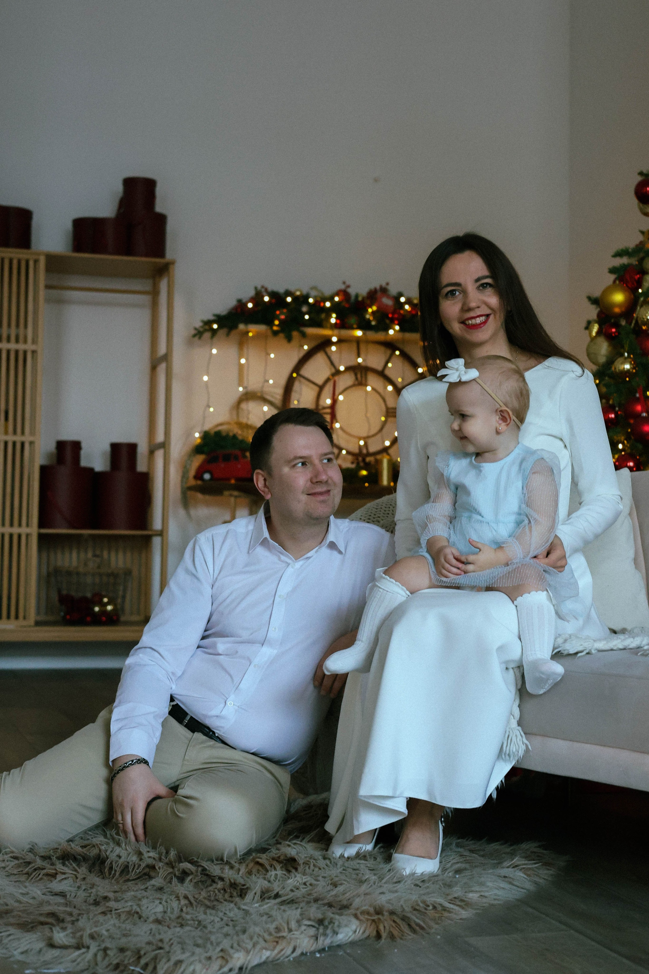 Новогодняя история «Ирина и ее семья». Фотограф в Москве Анастасия Калинина