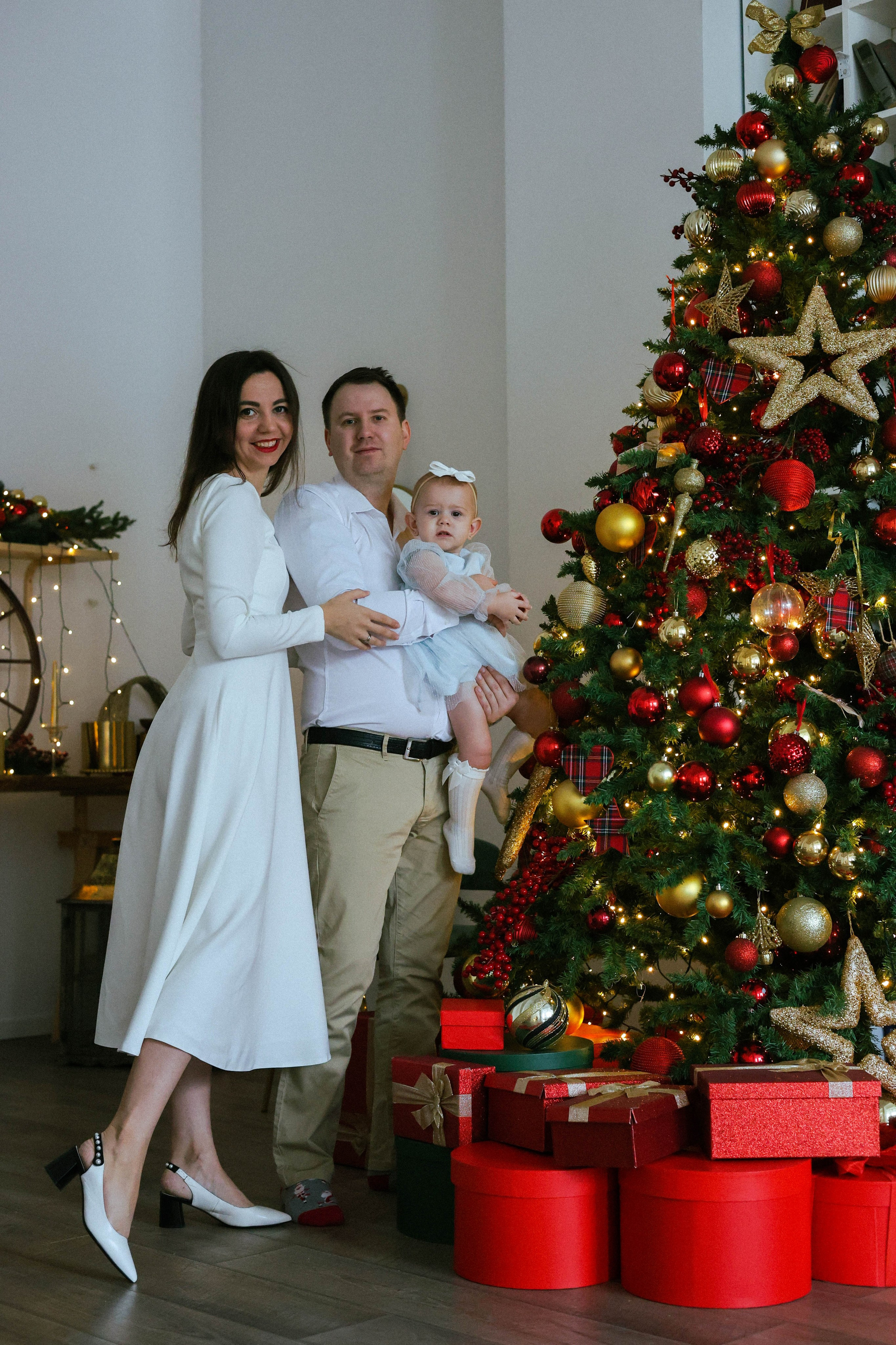 Новогодняя история «Ирина и ее семья». Фотограф в Москве Анастасия Калинина