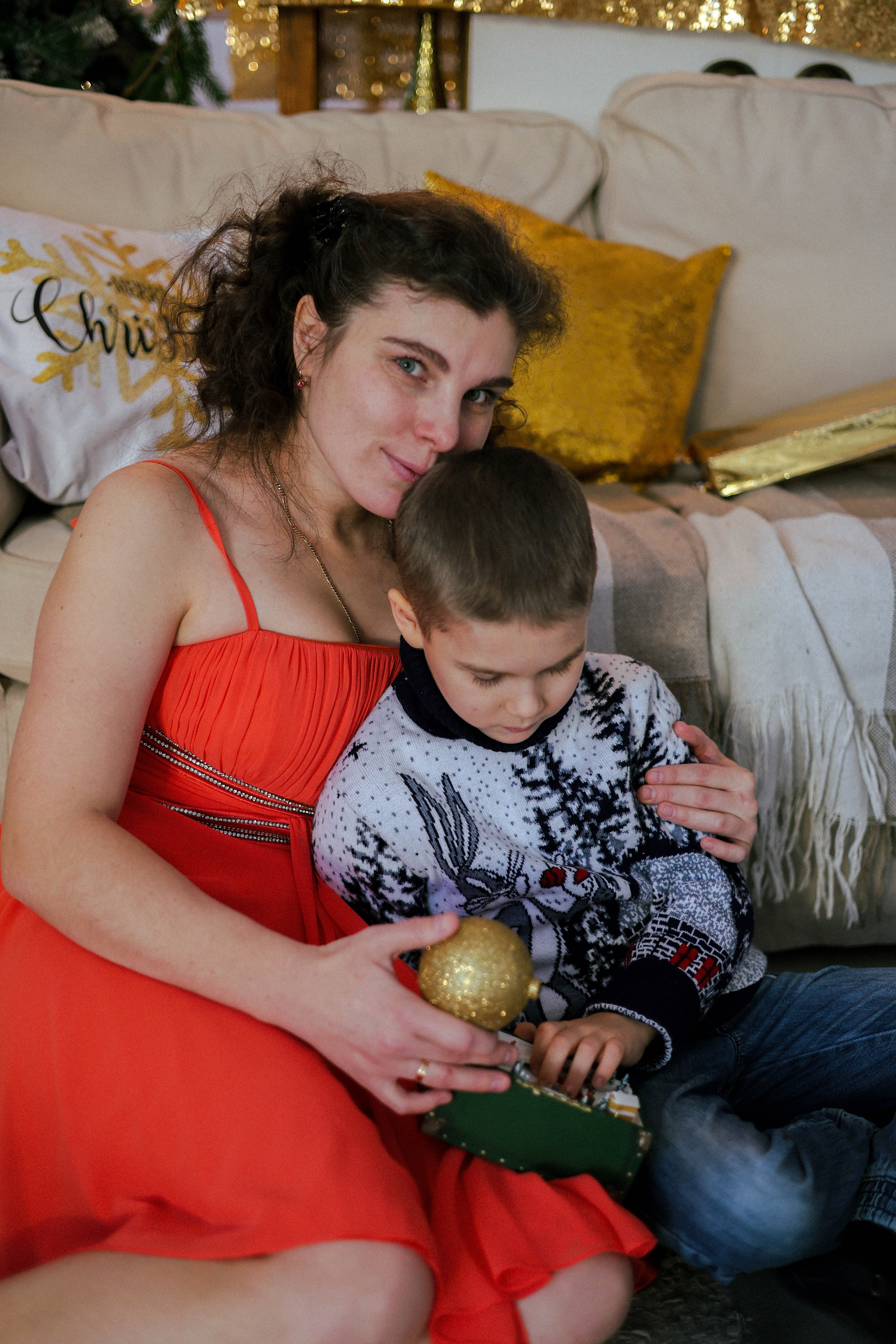 Новогодняя история «Нелля и ее семья». Фотограф в Москве Анастасия Калинина