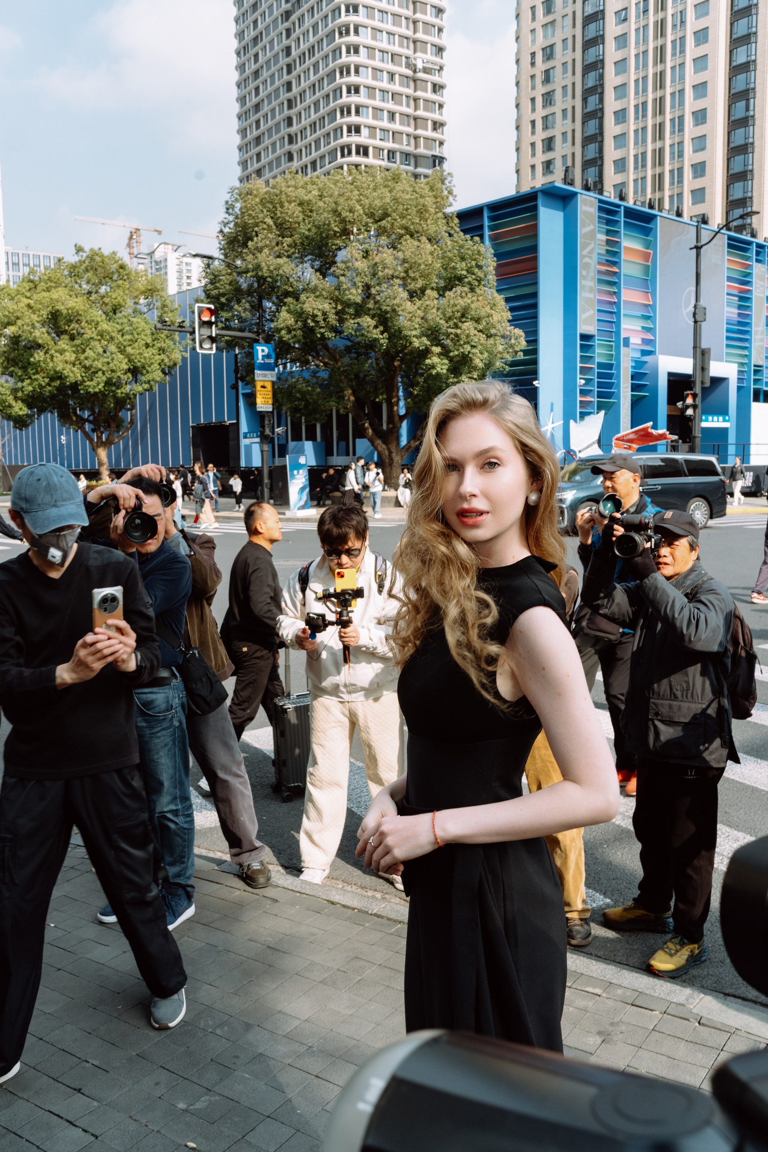 Блогер Ханна на Шанхайской неделе моды | Фотосъемка в Шанхае