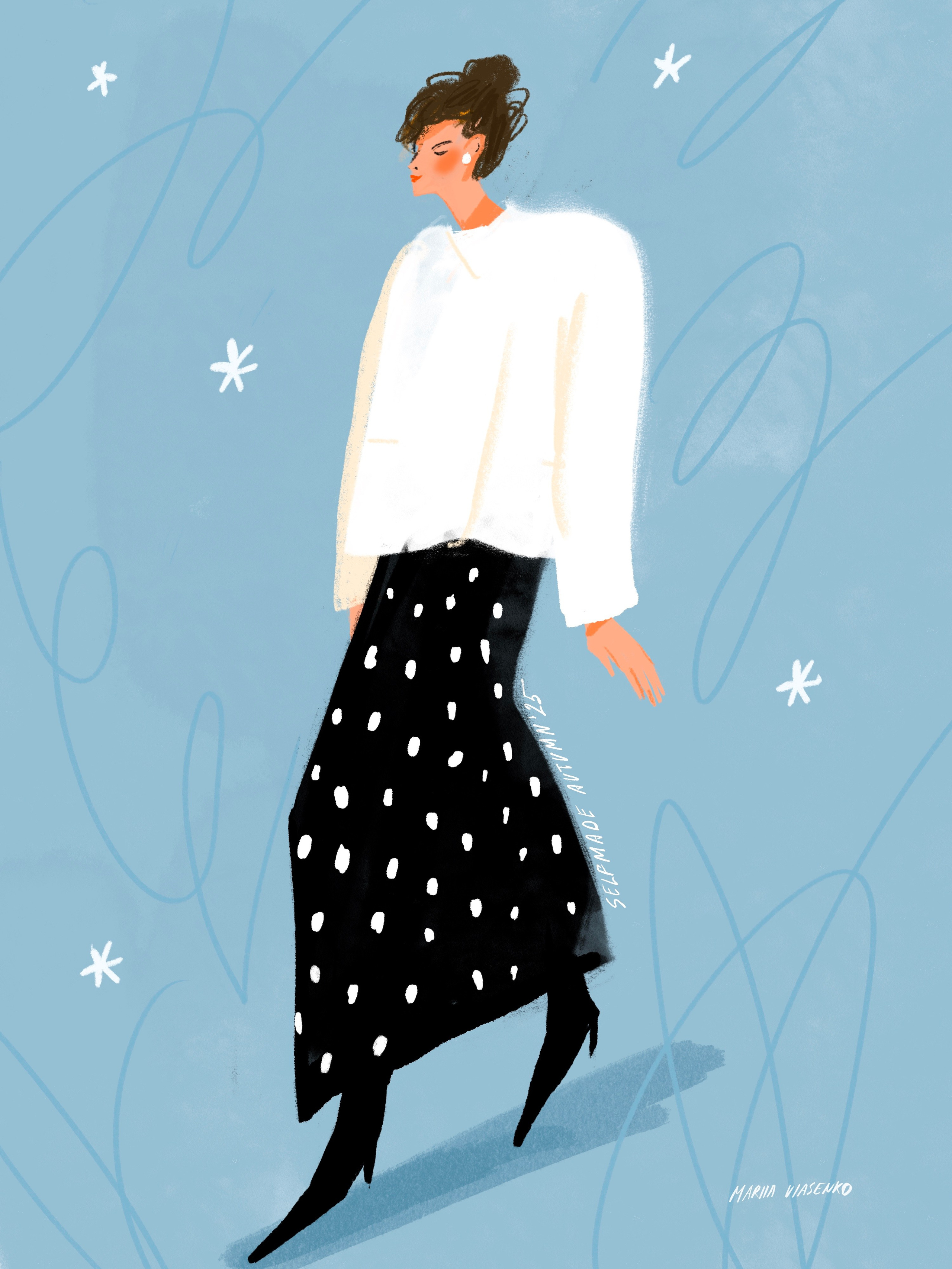 Selfmade. Фэшн иллюстратор из Москвы Власенко Мария