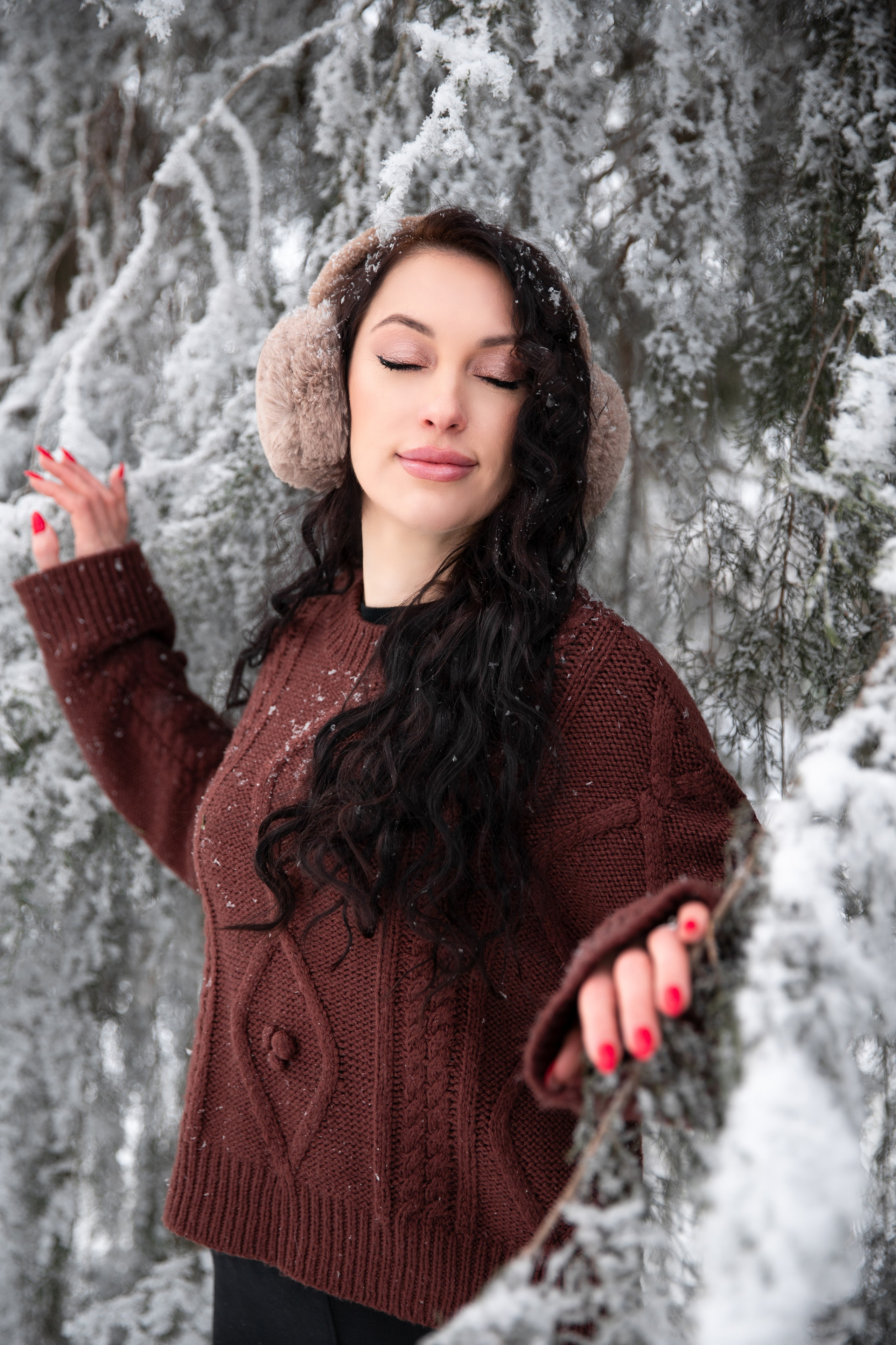 Снежная фотосессия. Свадебный и семейный фотограф в Кореновске и в Краснодаре