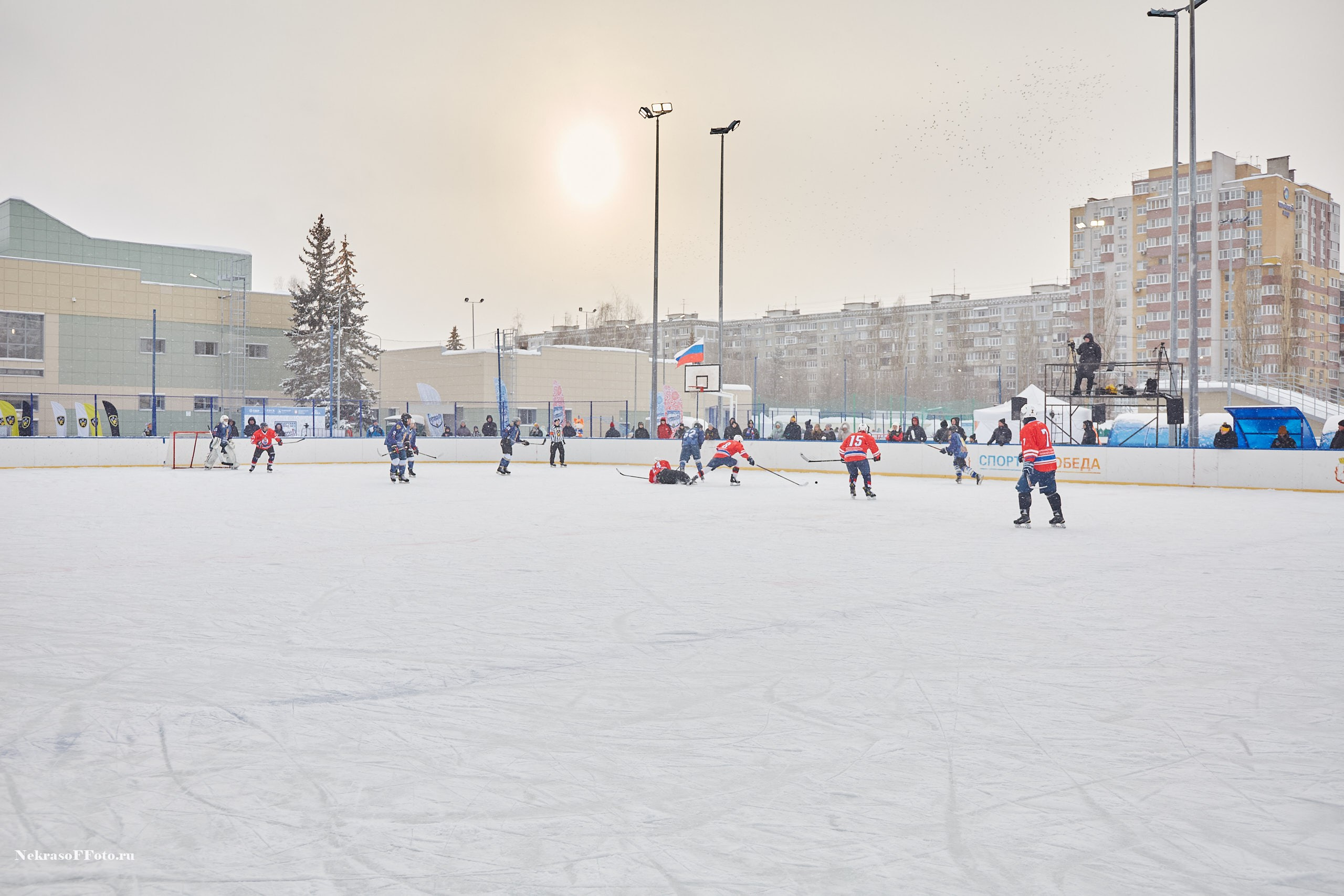 Турнир по хоккею «Русская классика» в рамках Офицерской хоккейной лиги. Спортивный фотограф Некрасов Денис