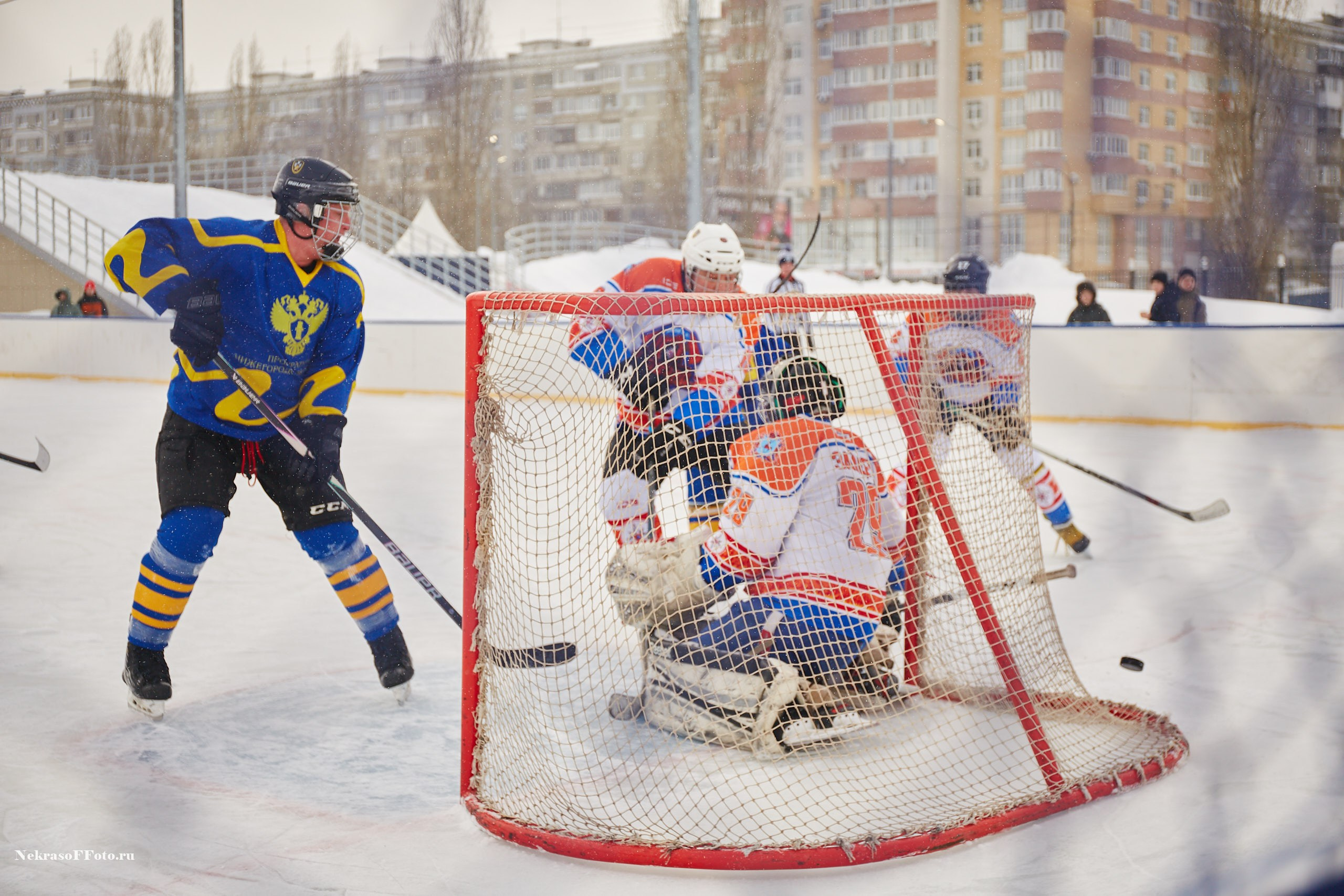 Турнир по хоккею «Русская классика» в рамках Офицерской хоккейной лиги. Спортивный фотограф Некрасов Денис