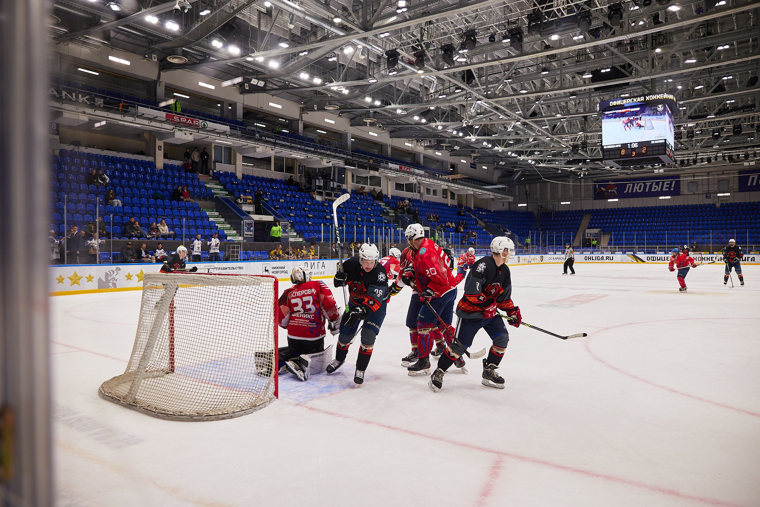 Репортаж. Офицерская хоккейная лига 2025 год. Спортивный фотограф Некрасов Денис