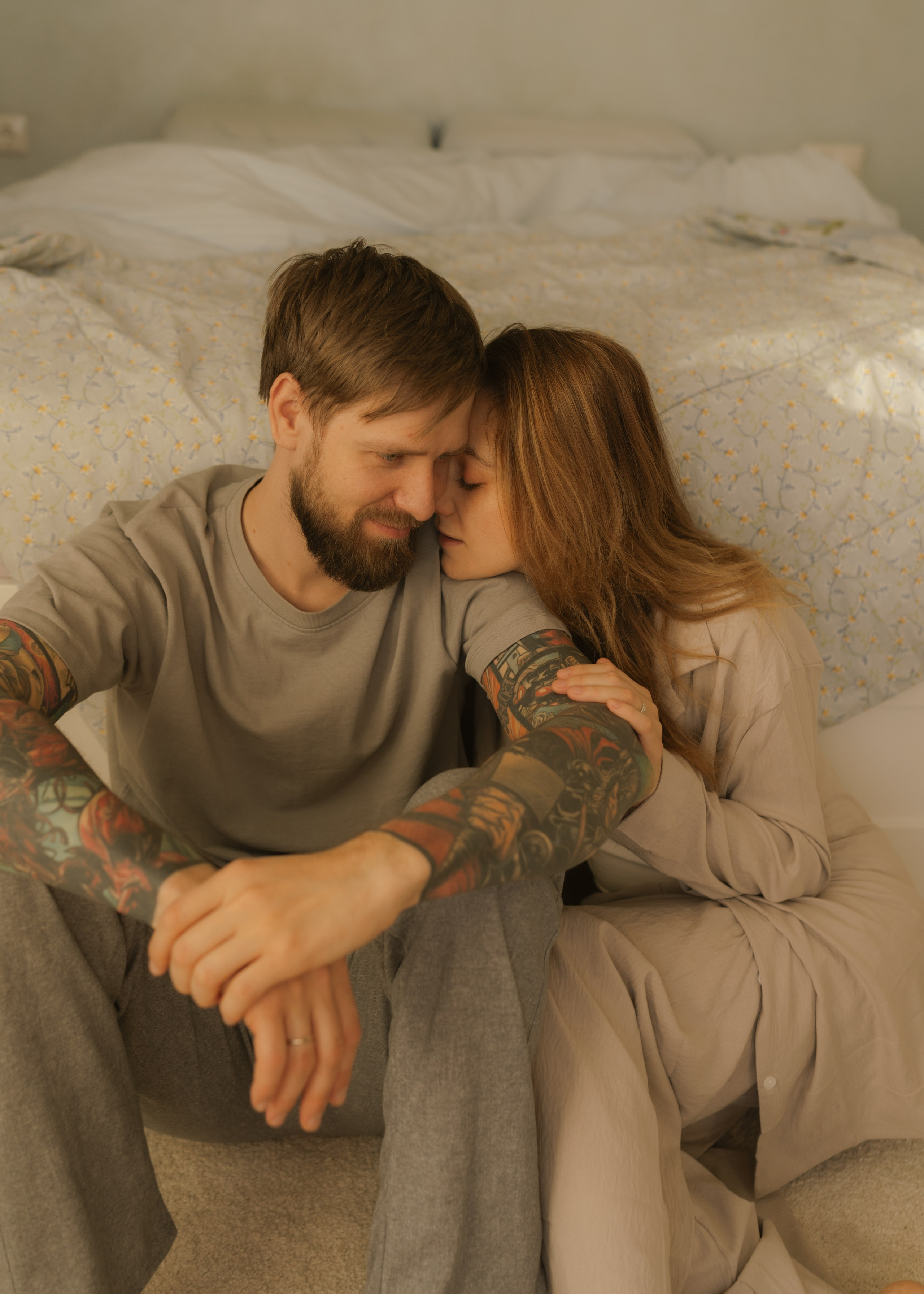 Катя и Андрей | домашняя. Фотограф в Новосибирске Диана Ильиных