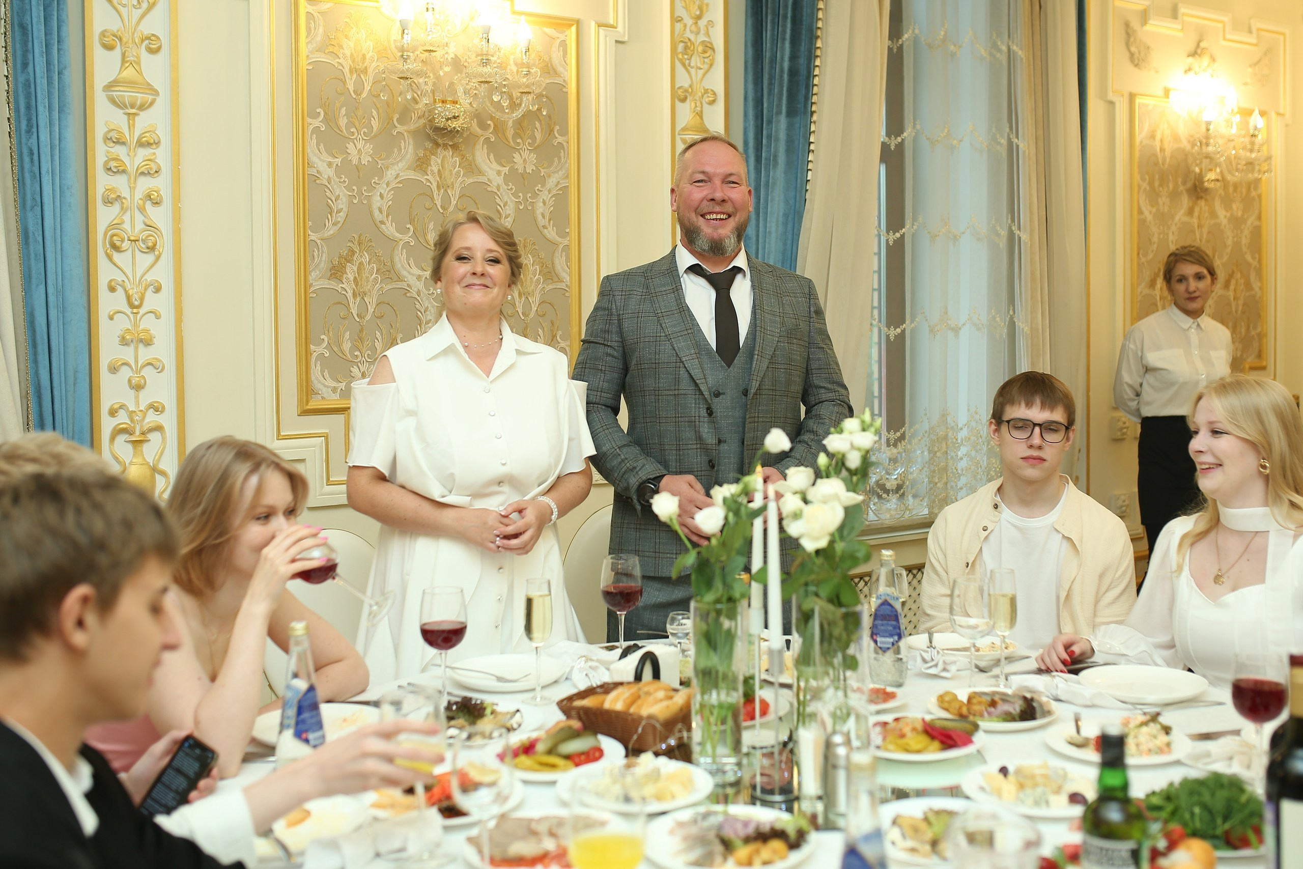 Серебрянная свадьба Натальи и Алексея 16.08.2025. Свадебный ведущий в Москве Саксофон на свадьбу