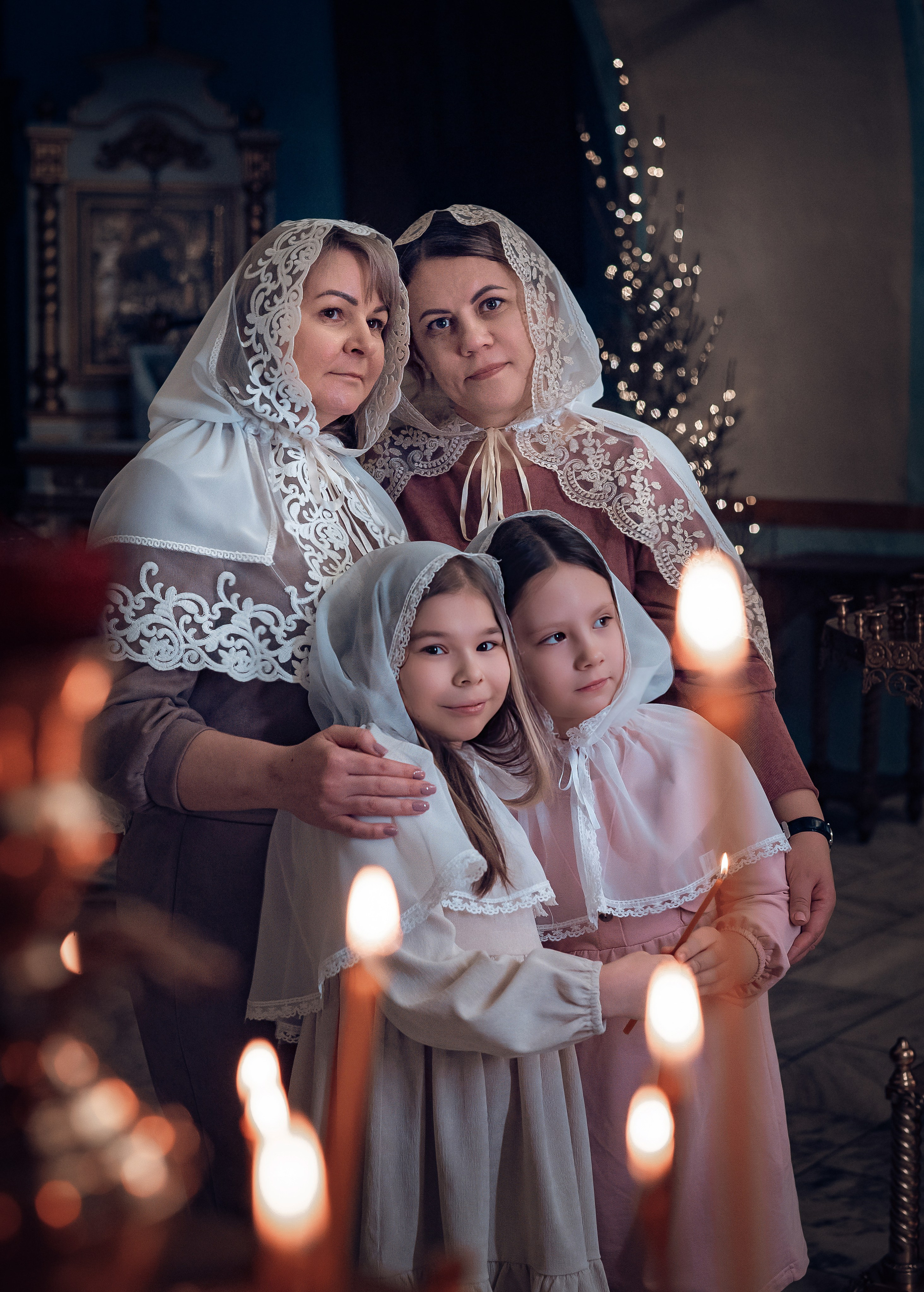 Крещение Розы в Покровском кафедральном соборе. Фотографы крещения/венчания  Красноярск Татьяна и Вячеслав Переваловы