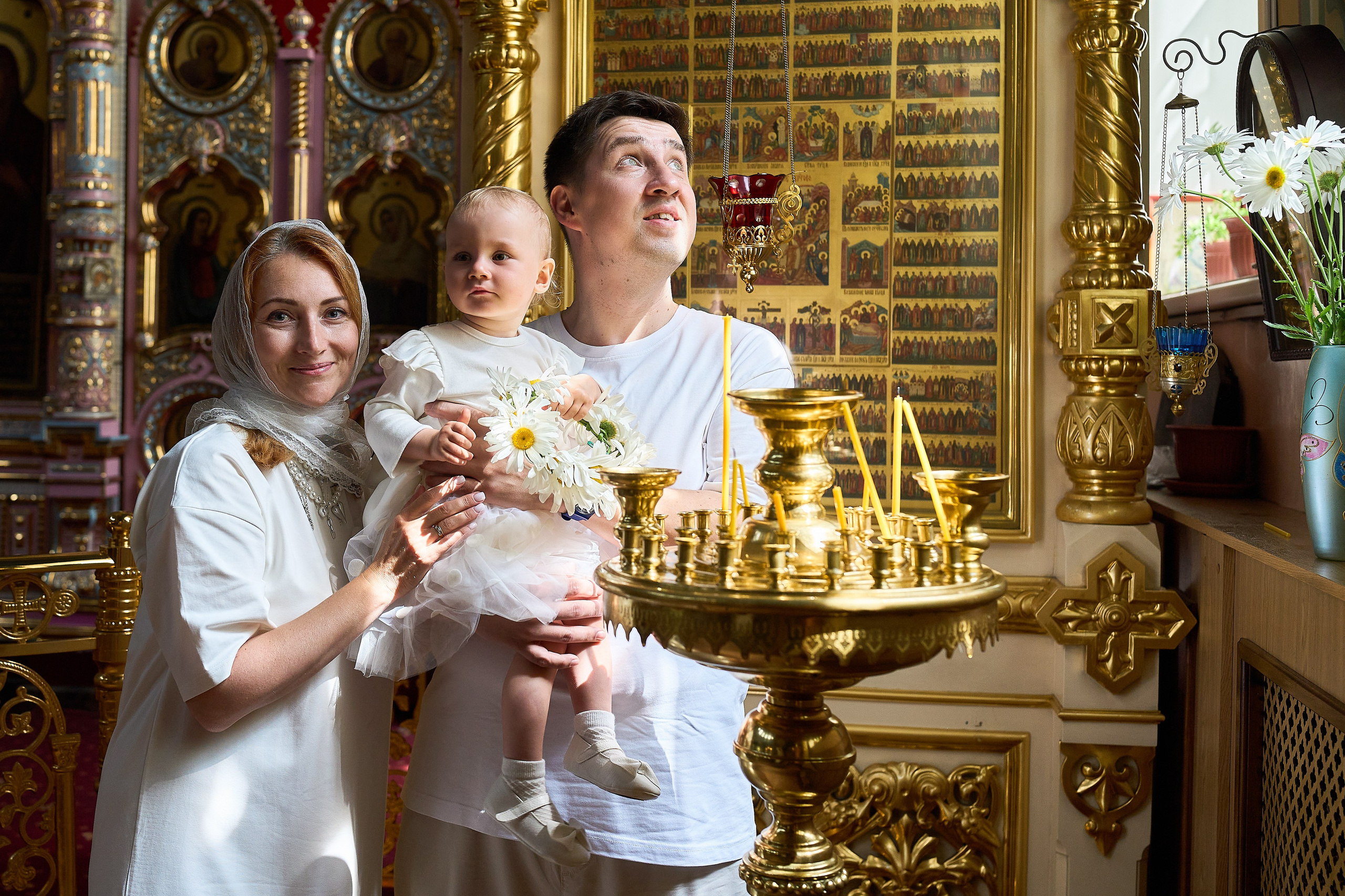 Крещение в церкви Преображения Господня