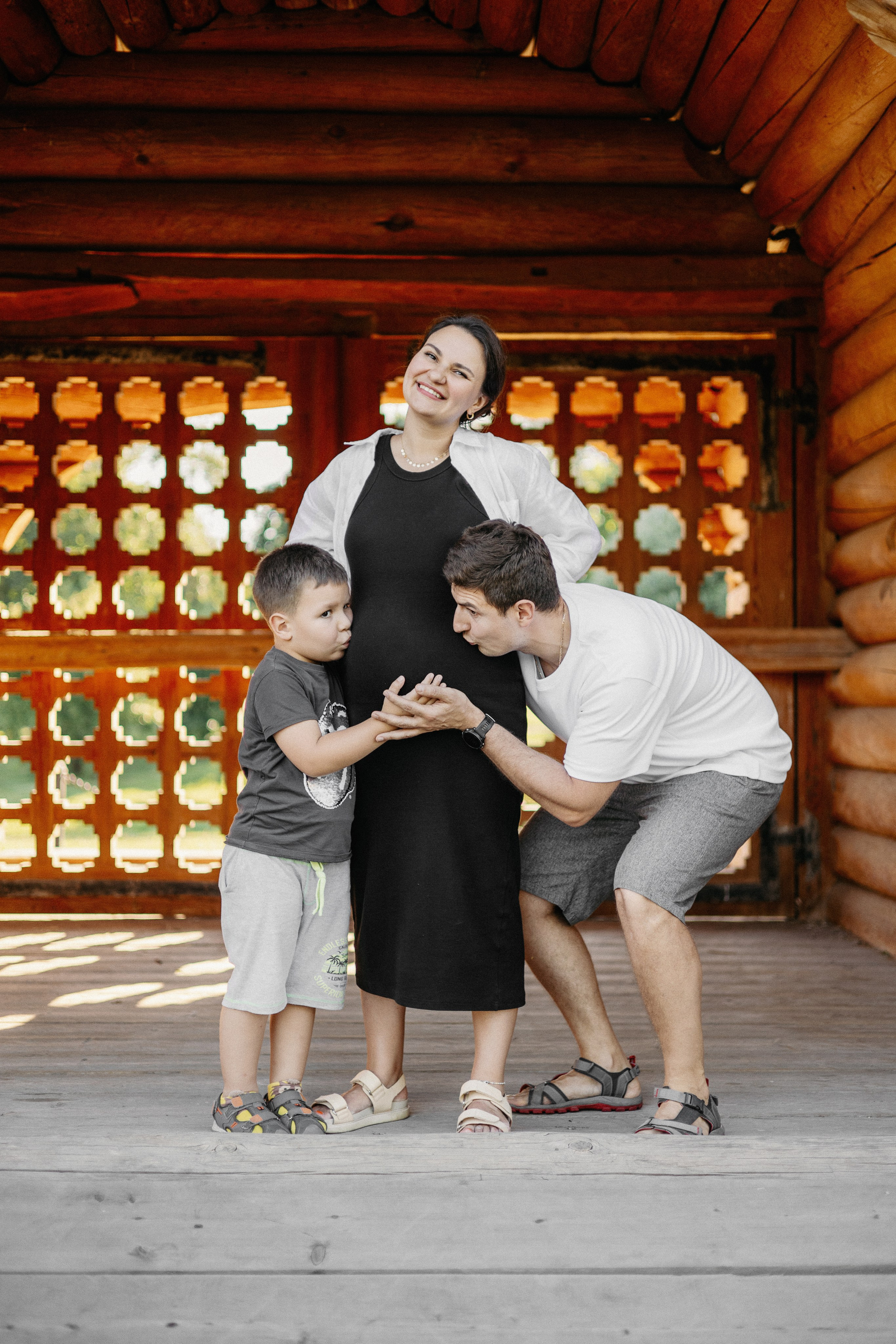 Семейная фотосессия в парке Коломенское. Портретный и семейный фотограф в Москве Мария Рослякова