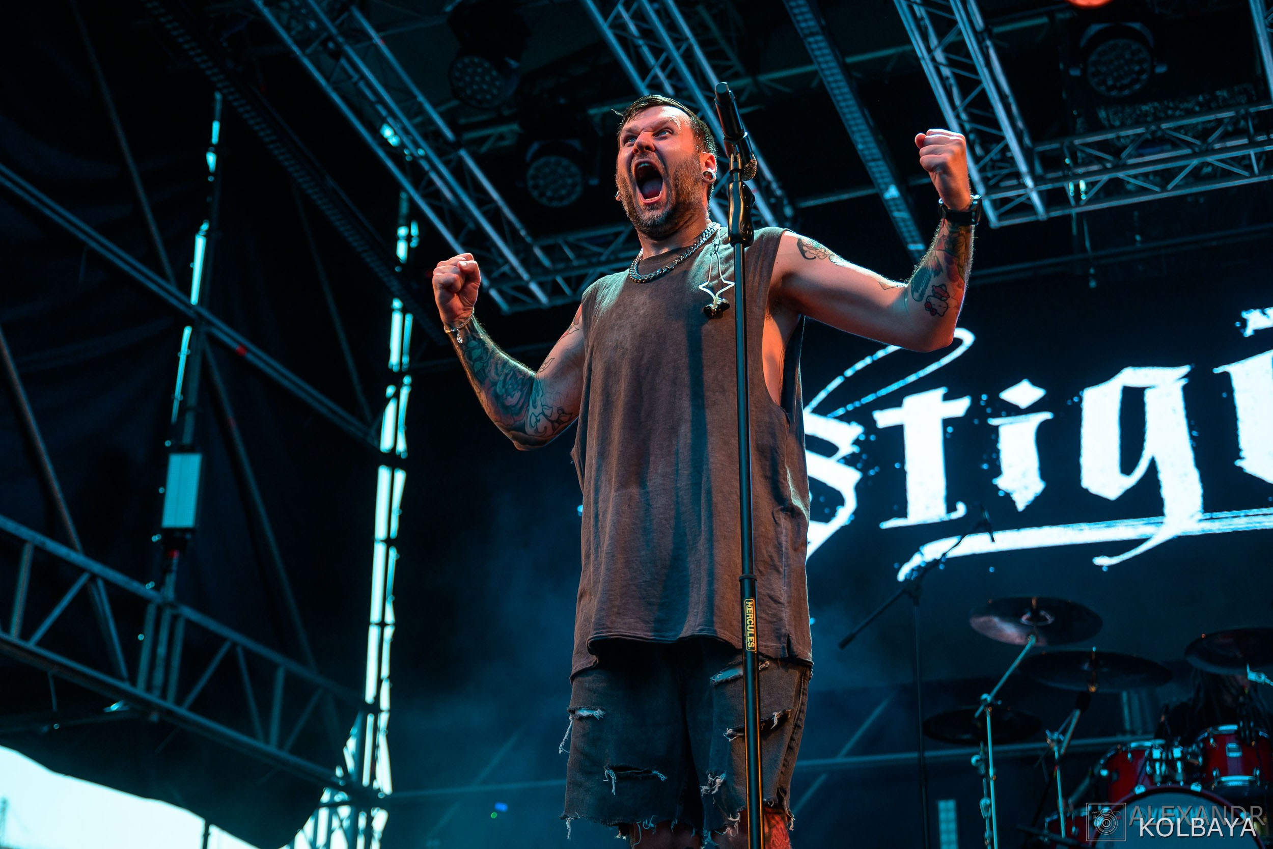 Концерт Stigmata на Red Summer (09.07.2025). Концертный и театральный репортажный фотограф в Москве Александр Колбая