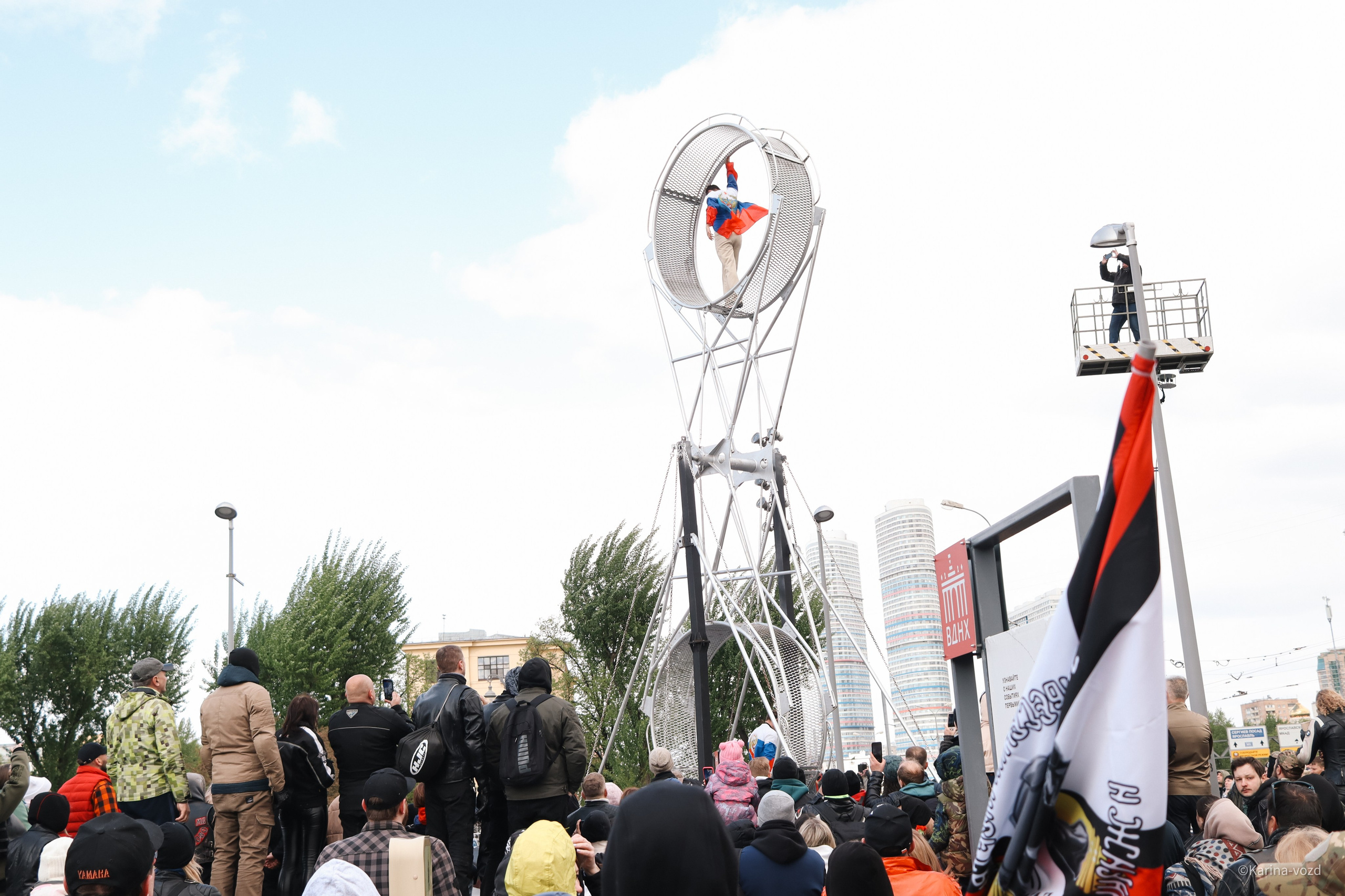 Открытие мотосезона 2025 «Ночные Волки"/ Москва. Репортажный фотограф в Москве и Зеленограде Karina-vozd