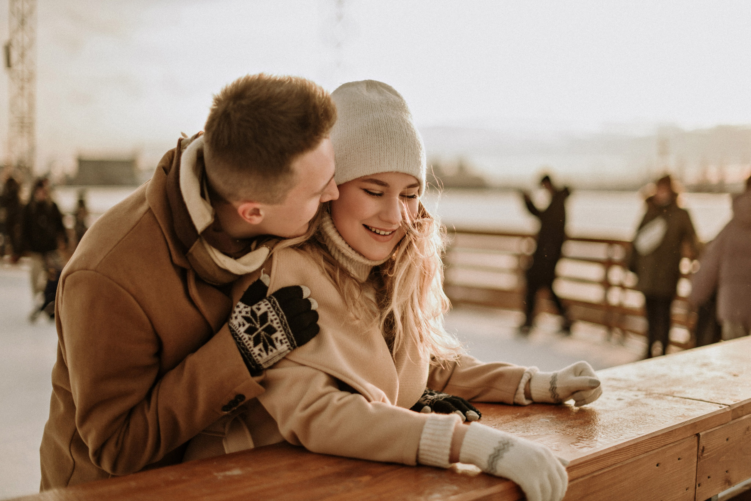 Лиза и Антон. Каток. Свадебный фотограф в Санкт-Петербурге София Шубик