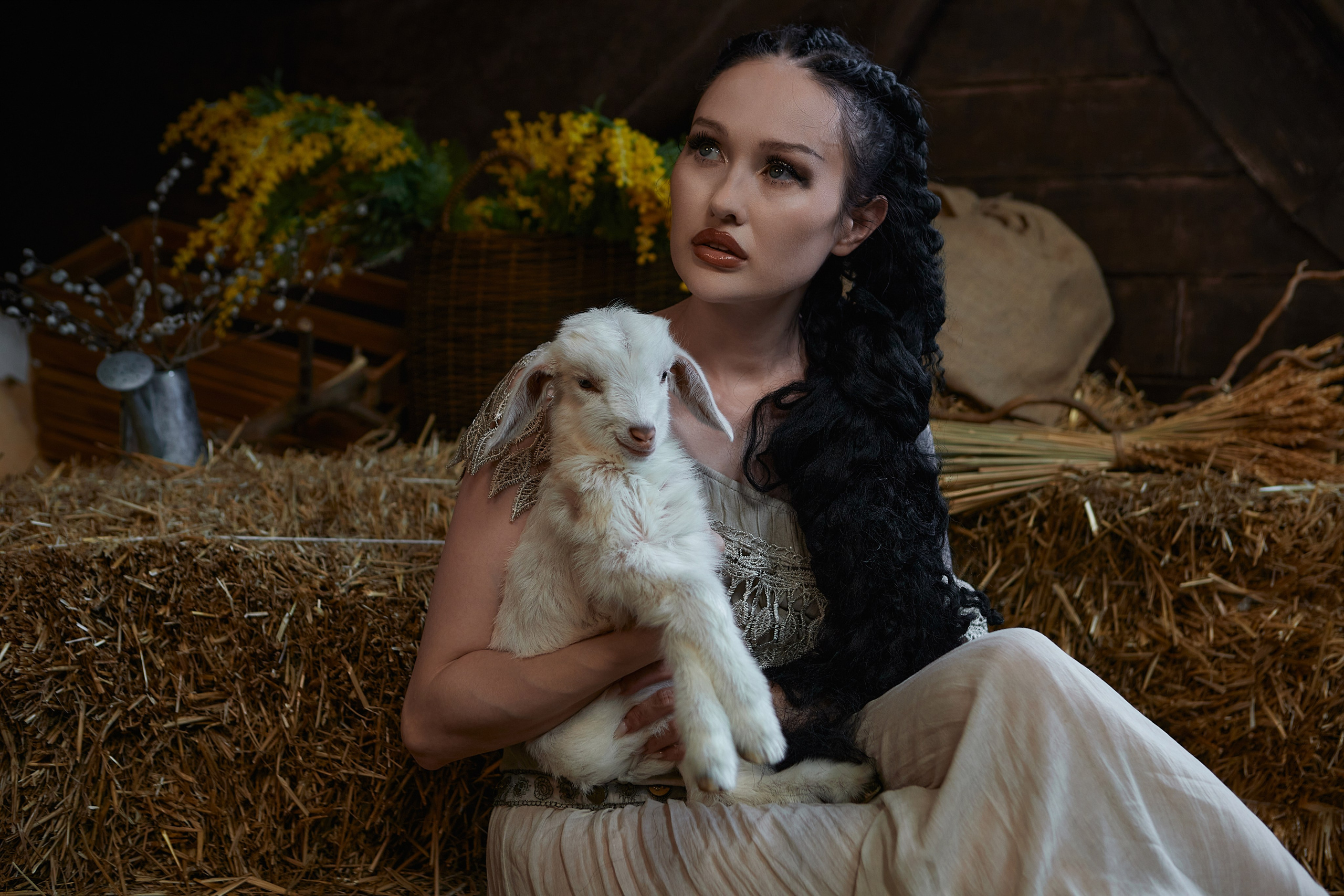 Фотосессия с маленькой козочкой. Семейный и свадебный фотограф в Краснодаре Михеева Светлана