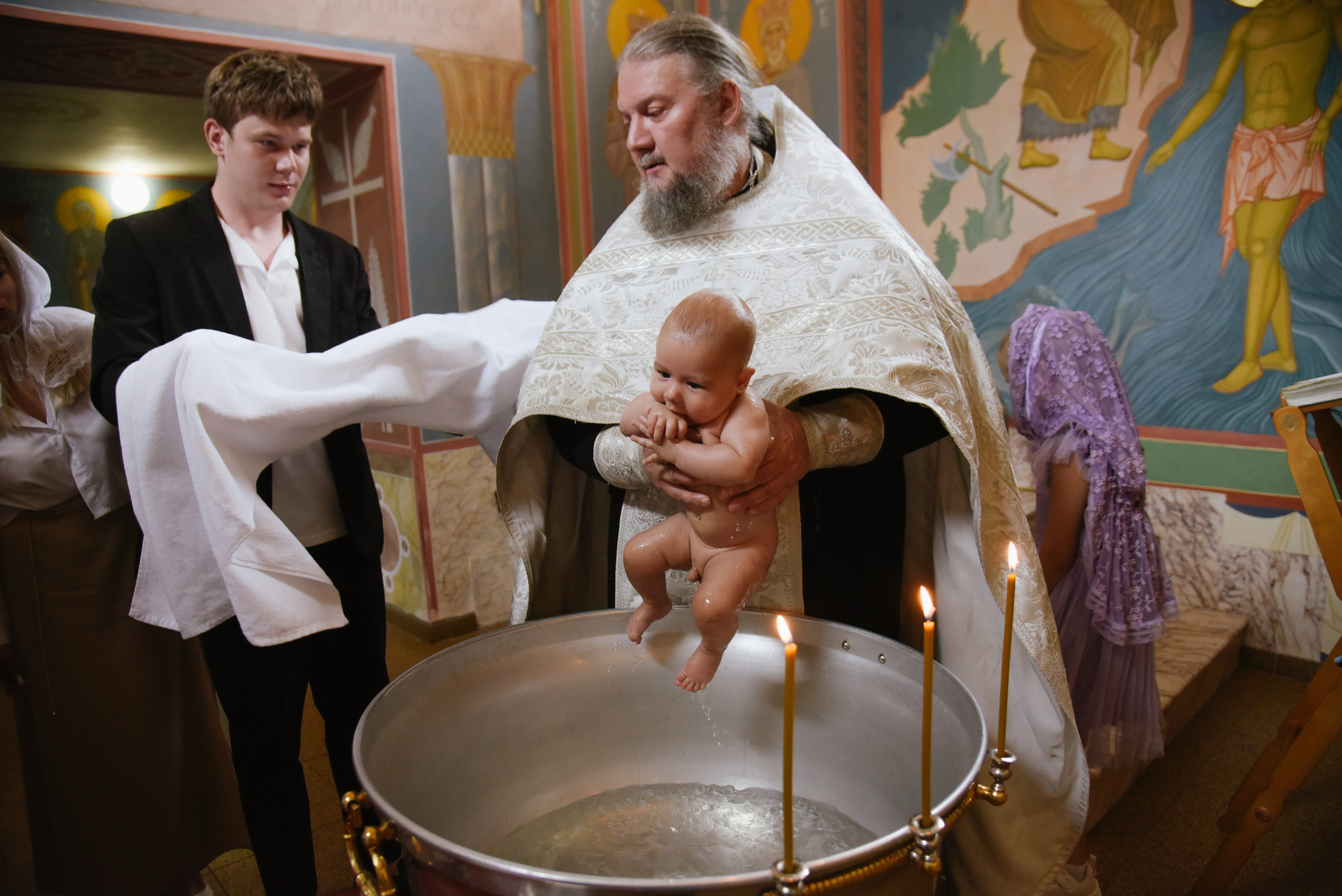 Крещение Вадима. Фотограф Лола Волна, город Москва