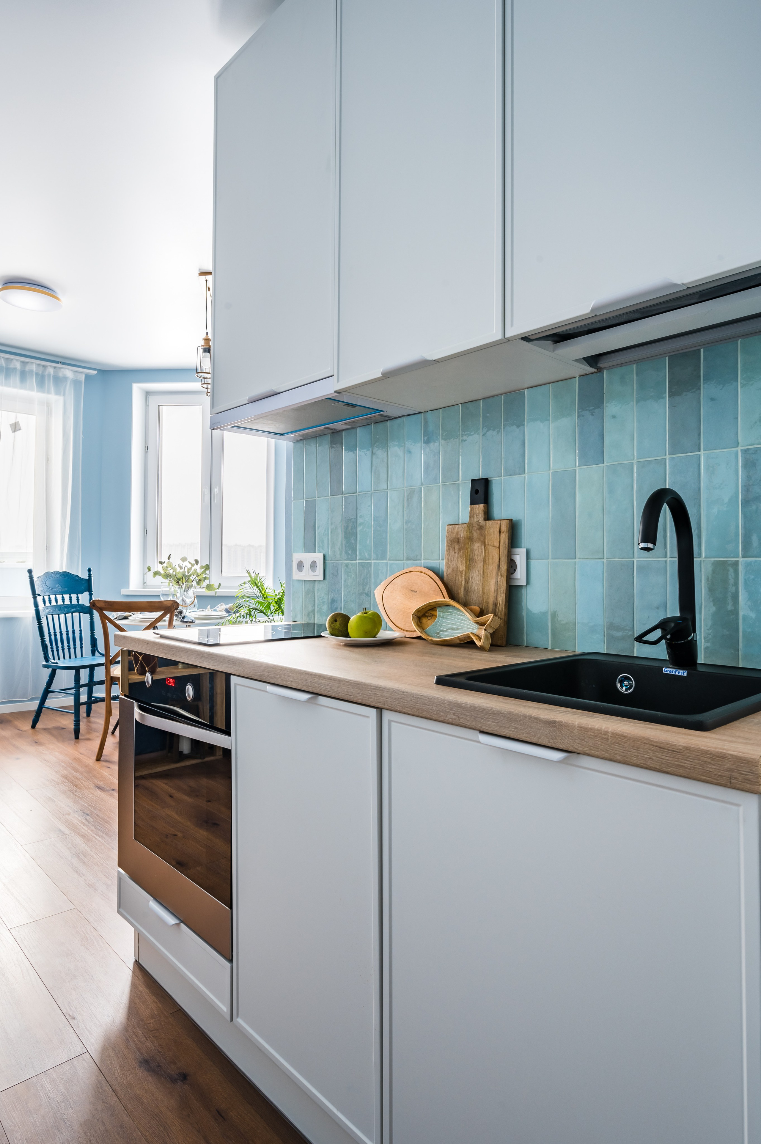 Евродвушка в морском стиле для сдачи в аренду. Интерьерный Фотограф Москва Криста FLY Труфанова