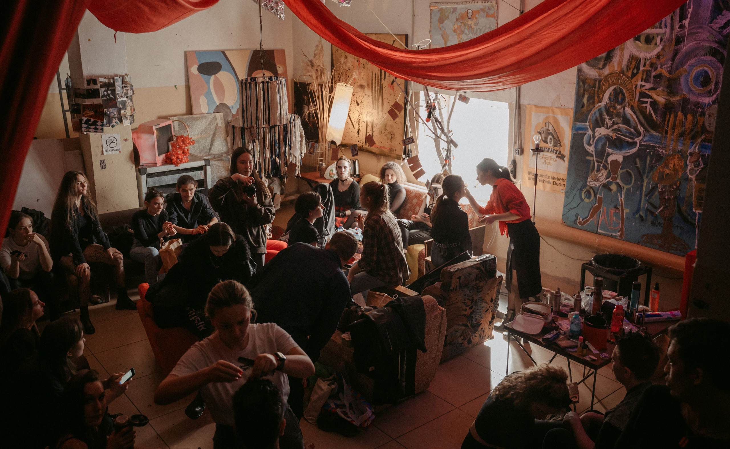 Aurora Orchestra, бекстейдж записи клипа / 2023. Саша Копылов, фотограф в Казани