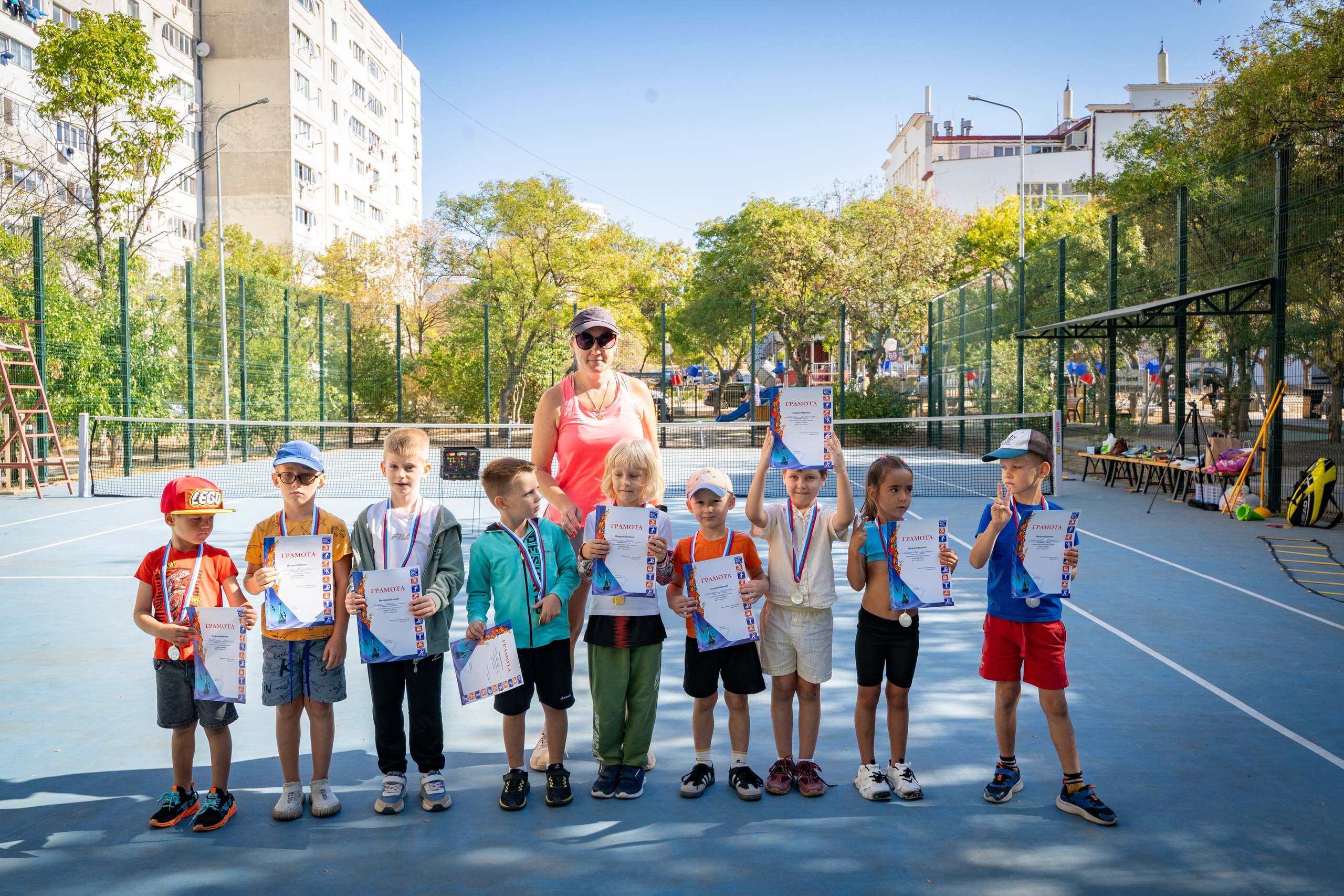 Федерация тенниса Севастополь. Малыши. Анастасия Дунаева. Фотограф в Севастополе