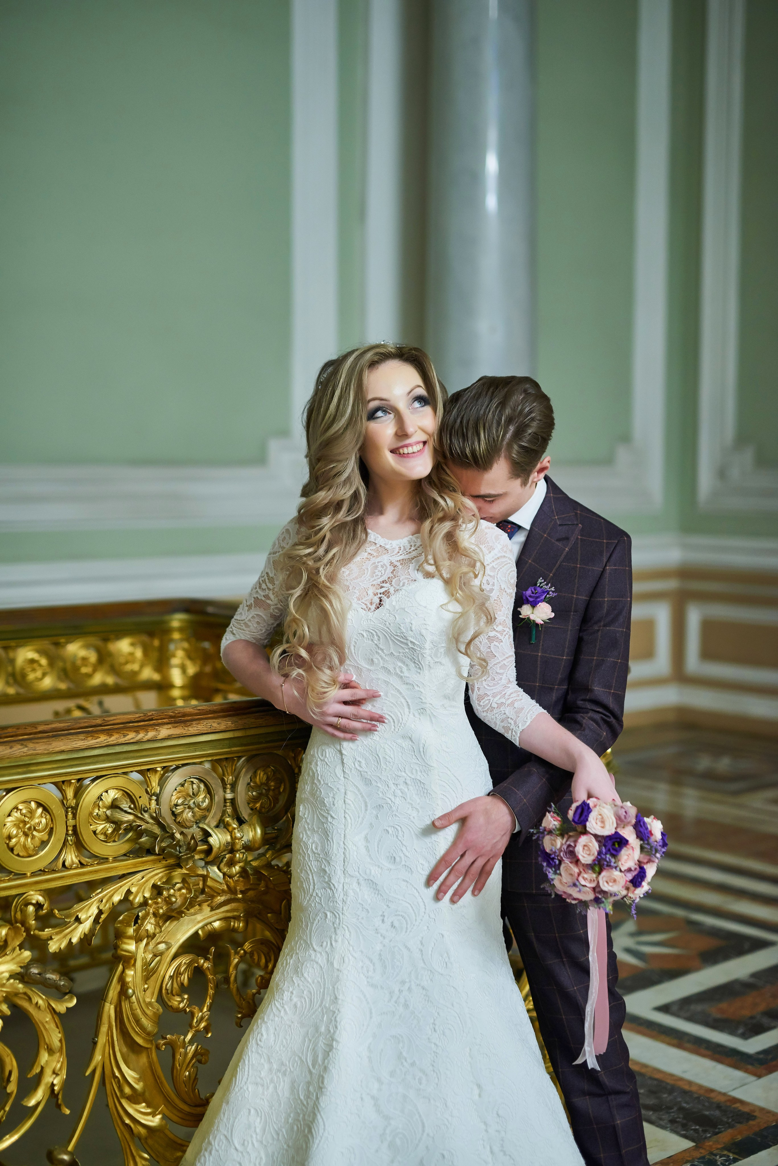 Илона и Андрей (фотосессия в ночном Эрмитаже). Портретный, семейный и свадебный фотограф в Санкт-Петербурге и в Пушкине Ширяев Денис