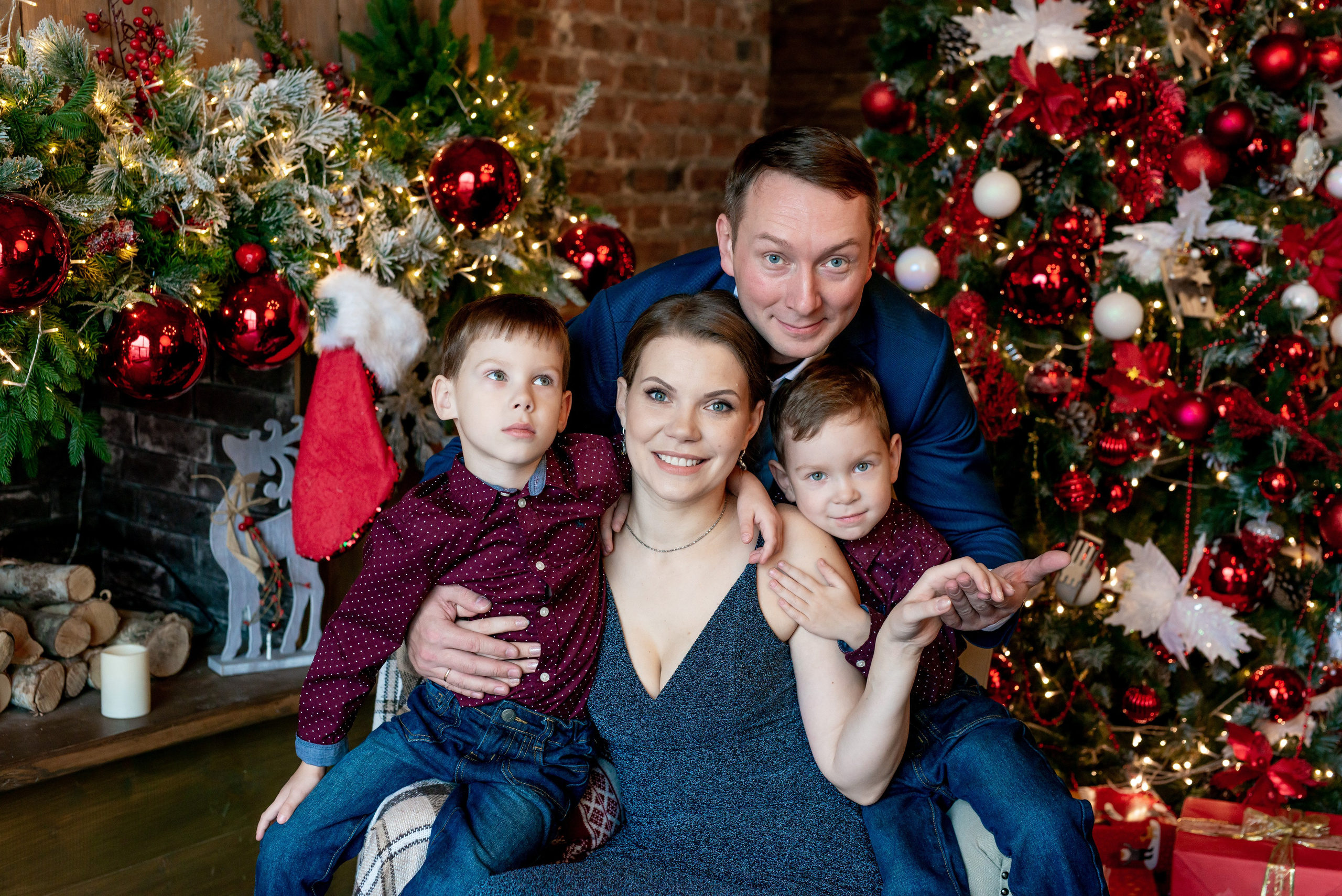 Новогодняя классика. Портретный, семейный и свадебный фотограф в Санкт-Петербурге и в Пушкине Ширяев Денис