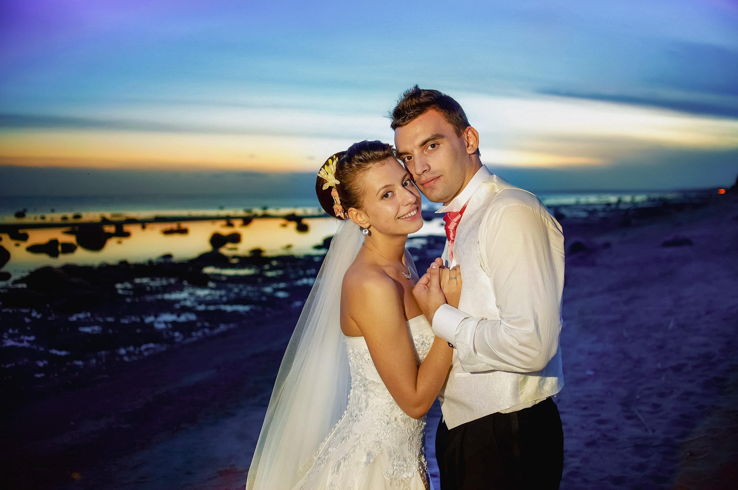 Маргарита и Алексей (выездная регистрация, фотосессия на Финском заливе, в яхт-клубе на закате). Портретный, семейный и свадебный фотограф в Санкт-Петербурге и в Пушкине Ширяев Денис