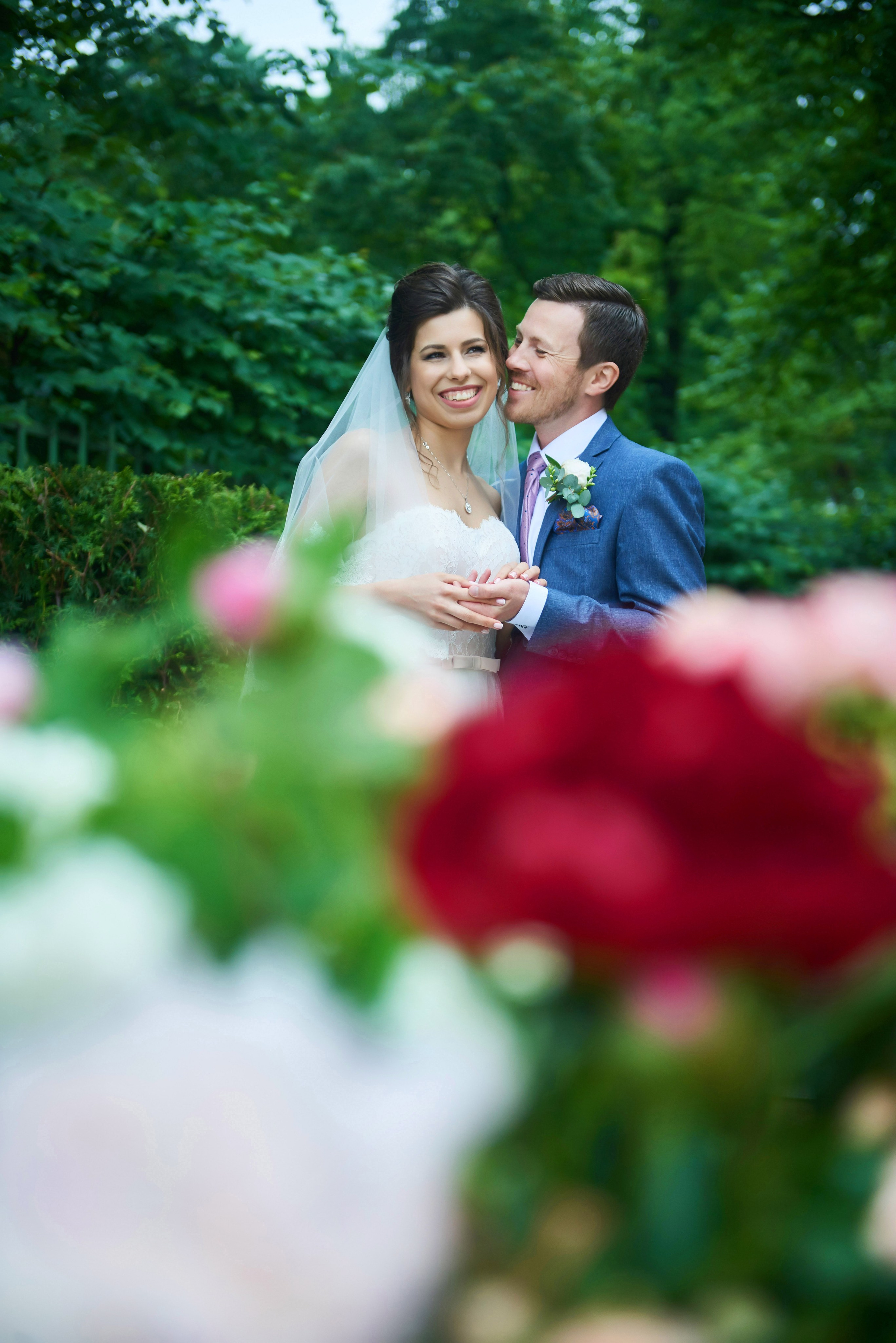 Валерия и Андрей (свадебная фотосессия в Летнем саду). Портретный, семейный и свадебный фотограф в Санкт-Петербурге и в Пушкине Ширяев Денис