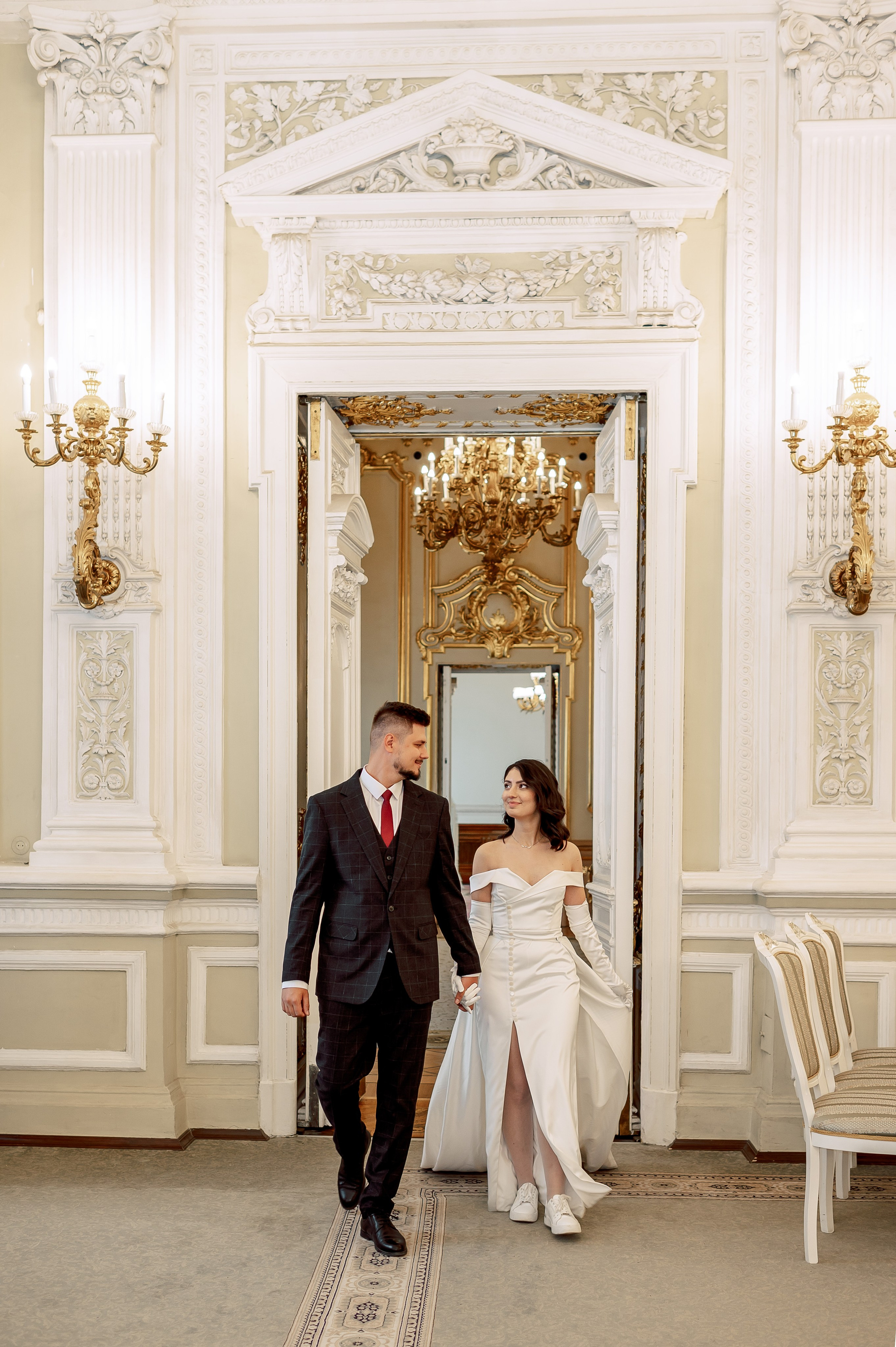 Камерная свадьба в Первом Дворце Бракосочетания №1 на Английской набережной Яны и Евгения. Портретный, семейный и свадебный фотограф в Санкт-Петербурге и в Пушкине Ширяев Денис