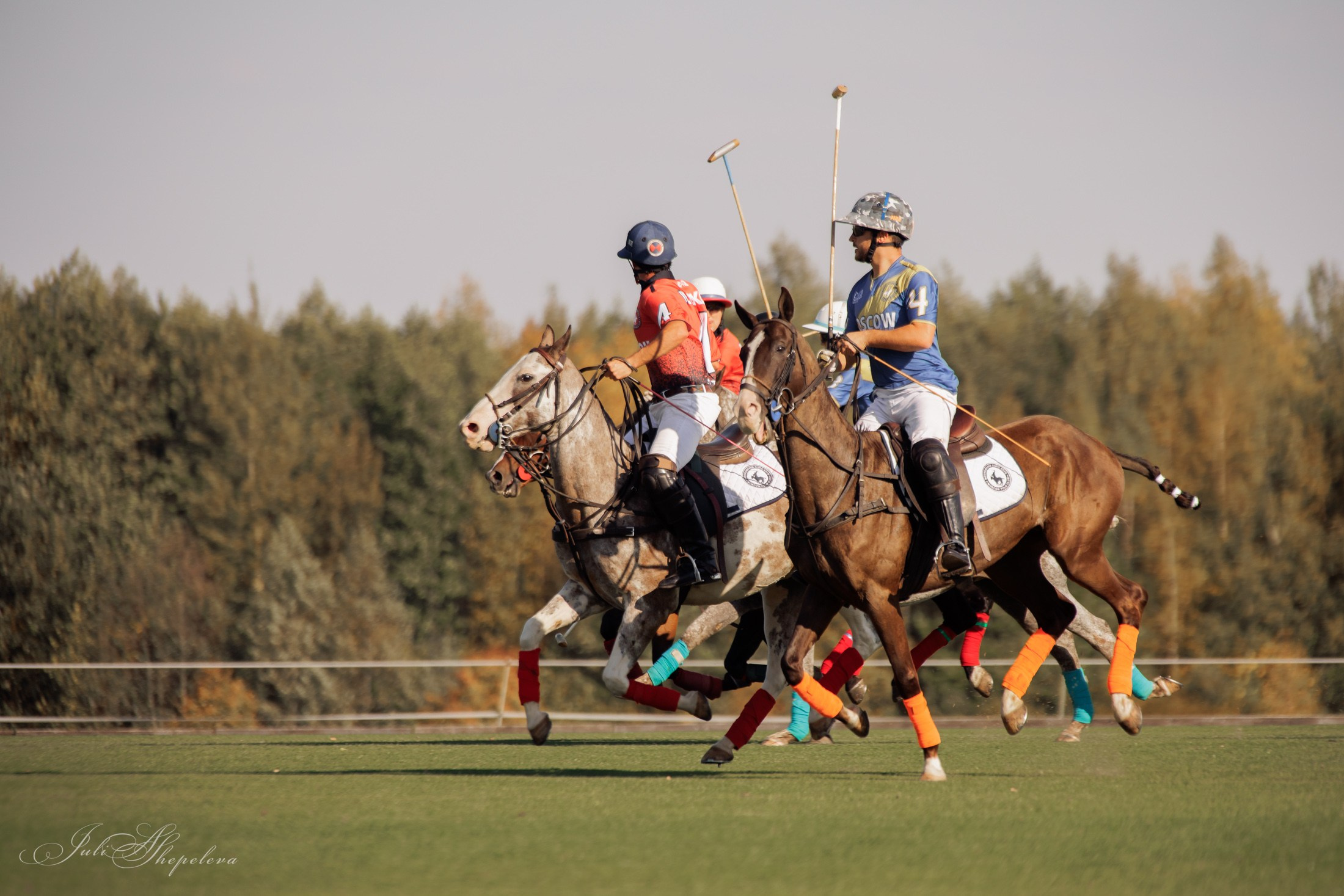 Осенний кубок по конному поло. Детская Конная фотография в Москве Юлия Шепелева