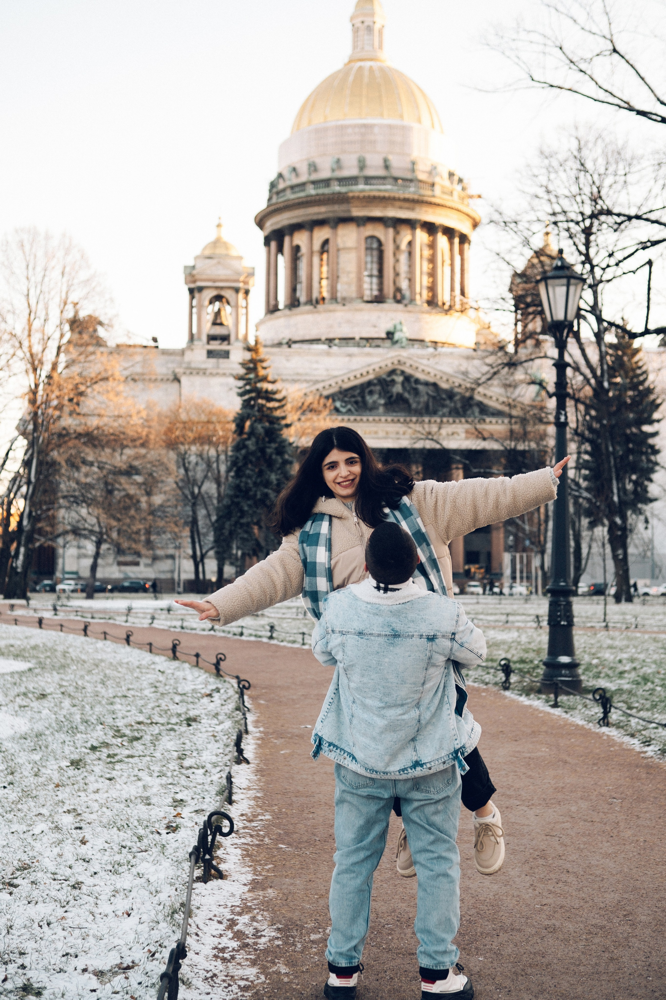 От Дворцовой к Исаакиевскому (зима). Фотограф в Санкт-Петербурге Кристина Брянская