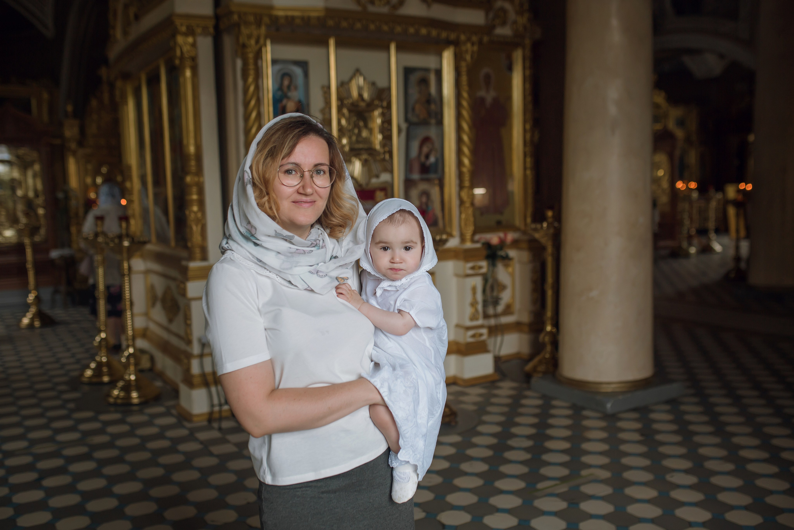Крещение Любы. Фотограф на Крещение, семейный фотограф в Москве