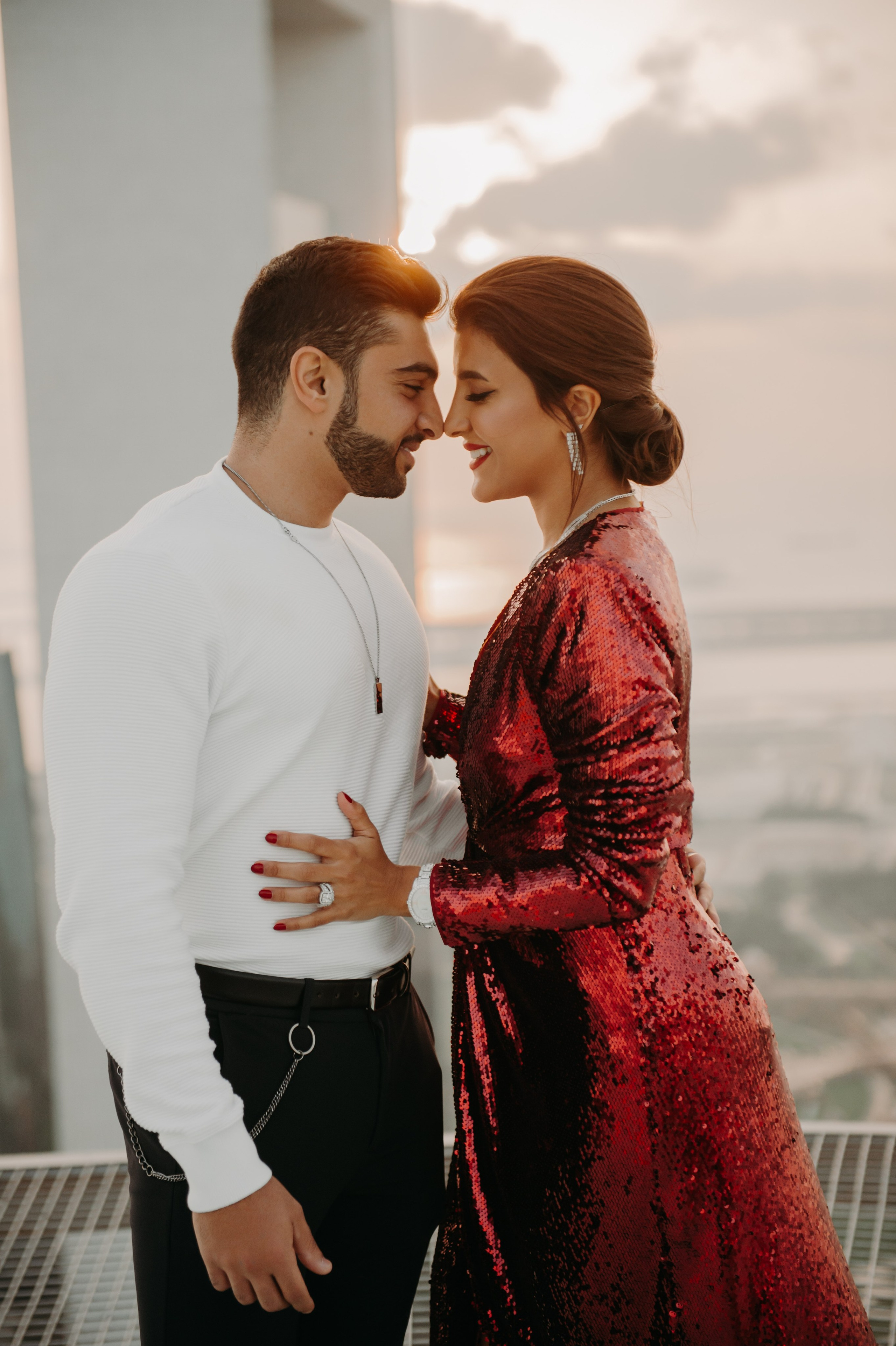 Love Story на высоте (Абу Даби). Фотограф в Москве и Санкт-Петербурге Дарина