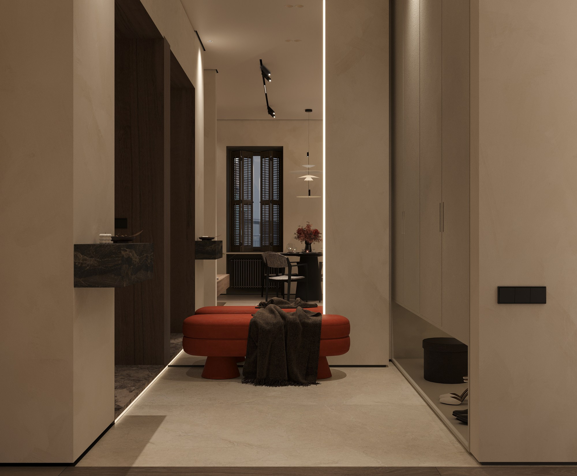 Patriarch Ponds Apartment. Алла Нечаева|Интерьерная визуализация