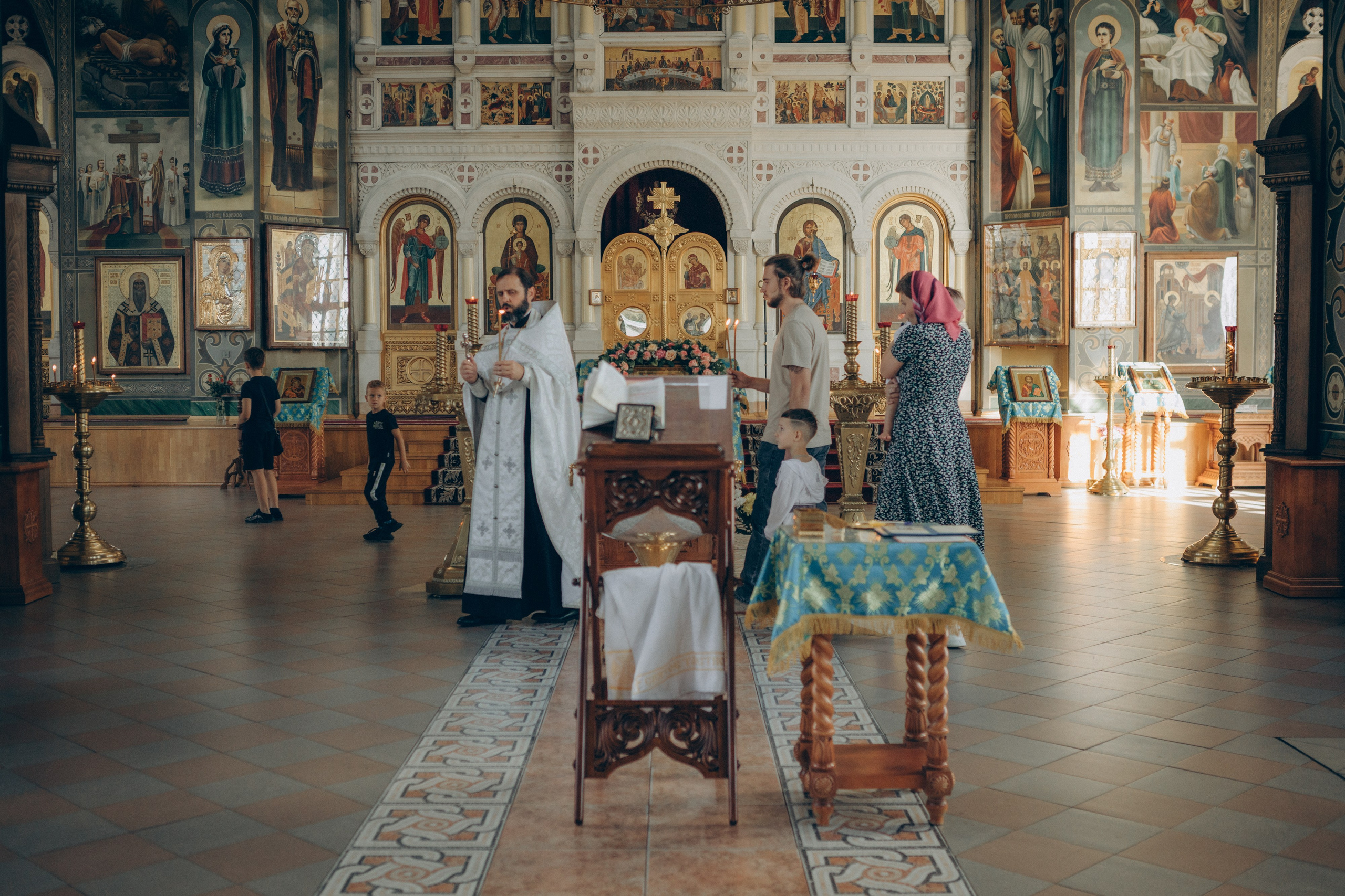 Крещение Николая и Даниила. Семейный фотограф и фотограф на роды в Ростове-на-Дону Мухина Виктория