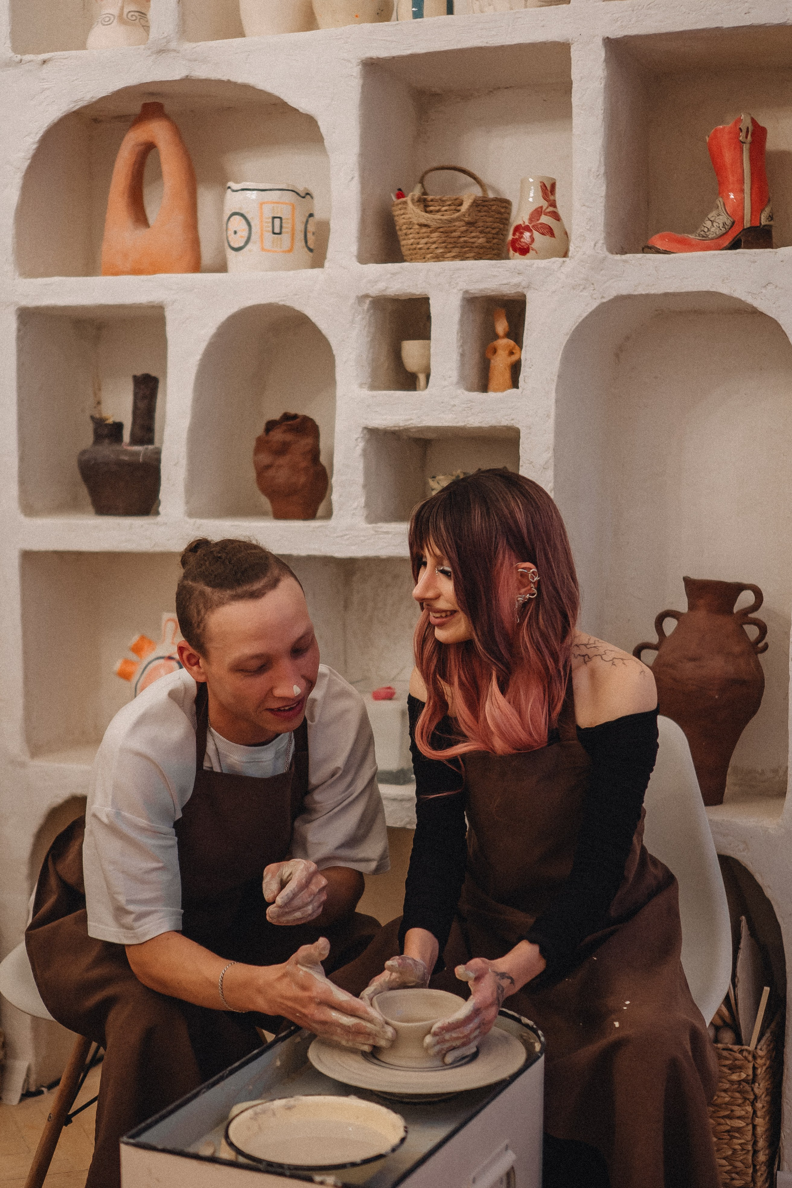 СВИДАНИЕ В ГОНЧАРНОЙ МАСТЕРСКОЙ. Профессиональный фотограф, Санкт-Петербург — Виктория Богомолова