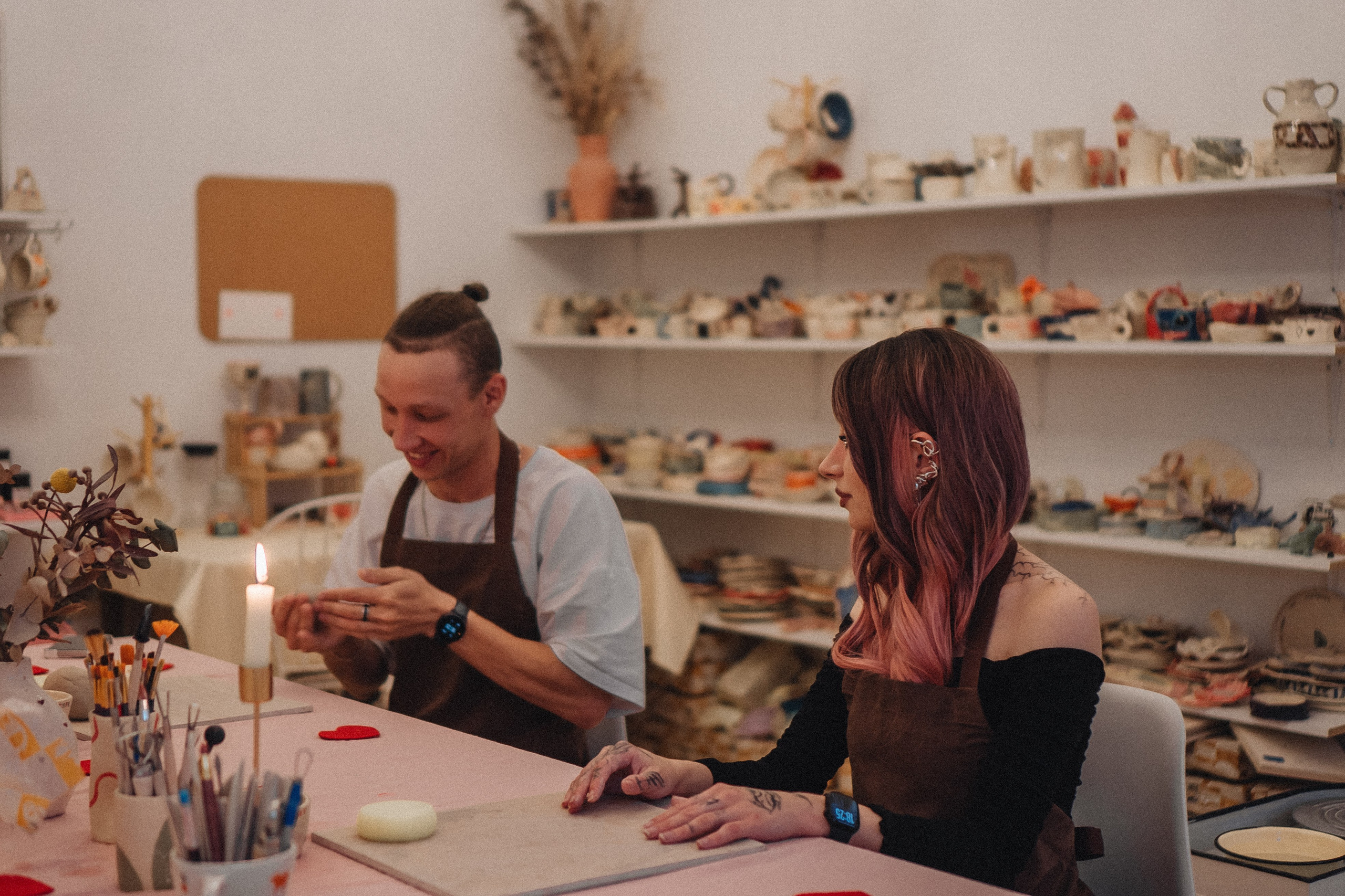 СВИДАНИЕ В ГОНЧАРНОЙ МАСТЕРСКОЙ. Профессиональный фотограф, Санкт-Петербург — Виктория Богомолова